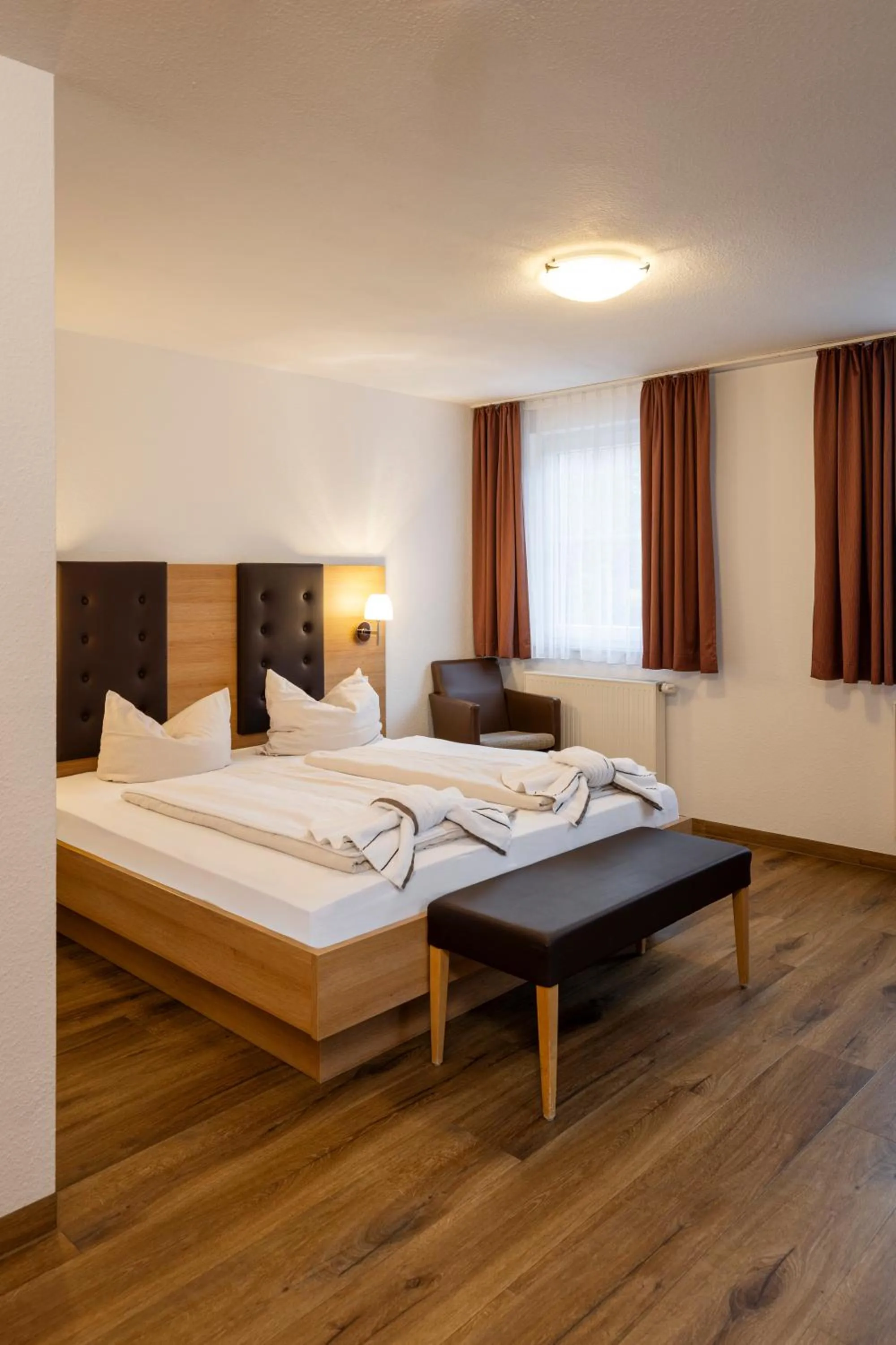 Bed in Hotel Rössle Berneck