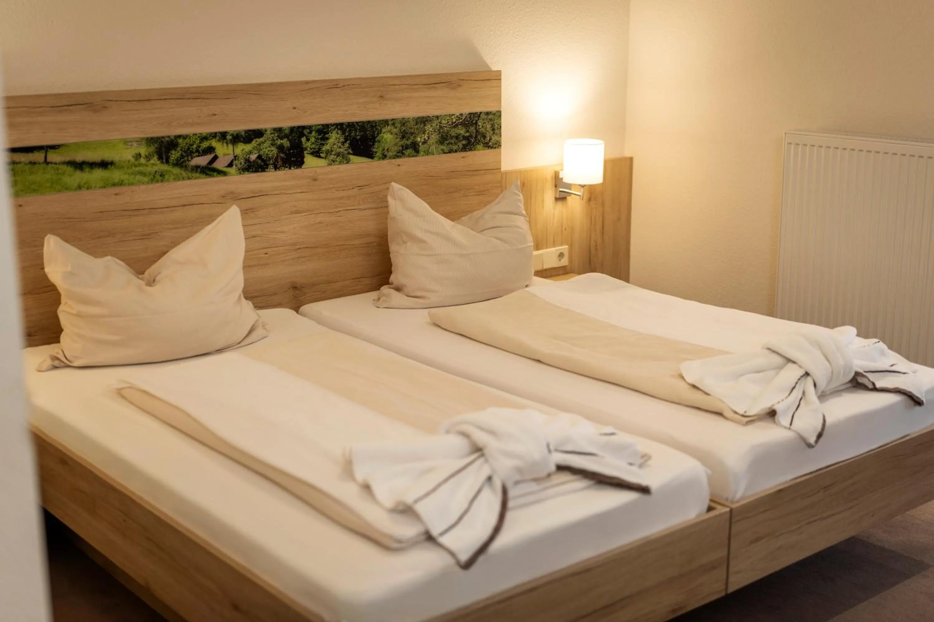 Bed in Hotel Rössle Berneck