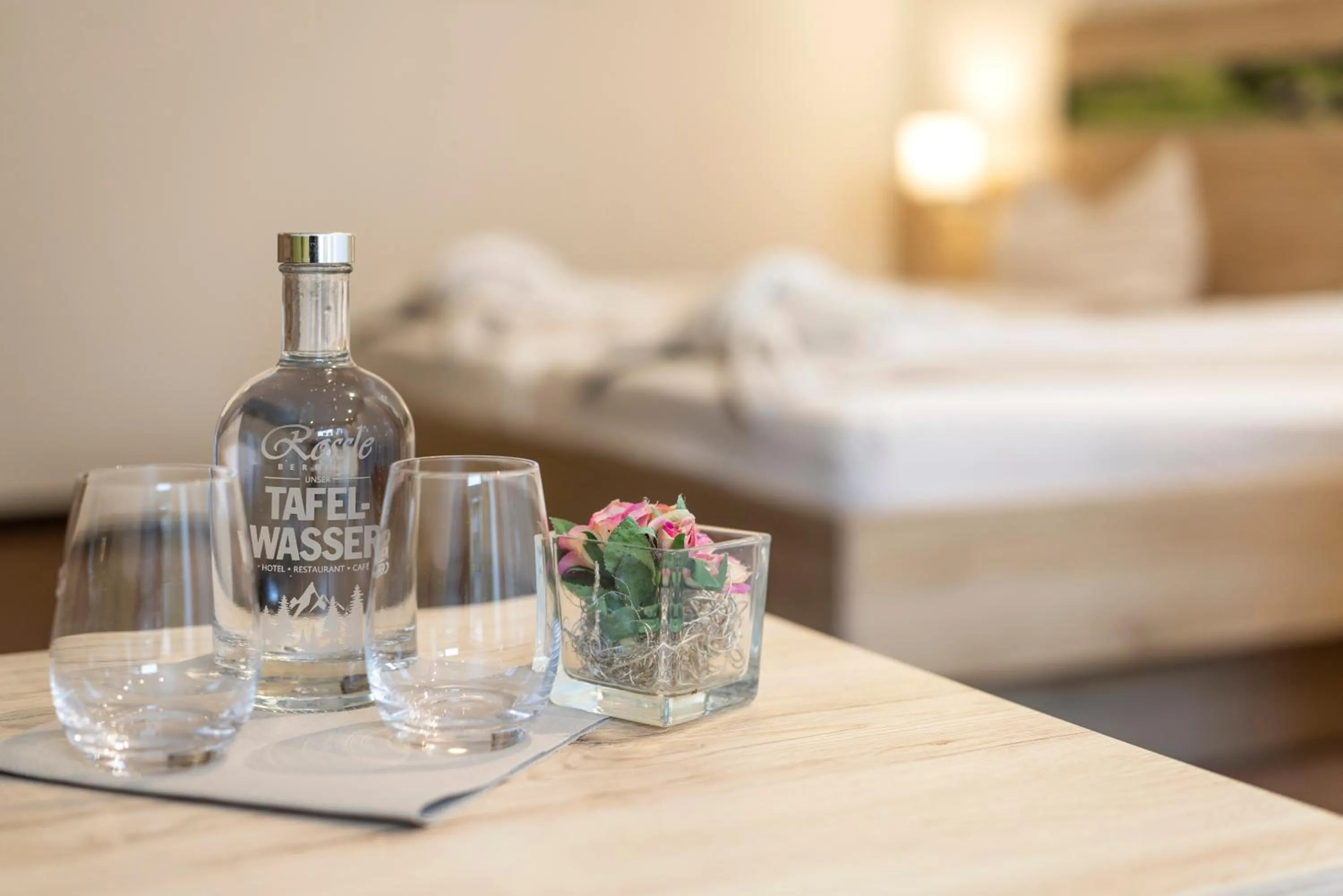 Drinks, Bed in Hotel Rössle Berneck