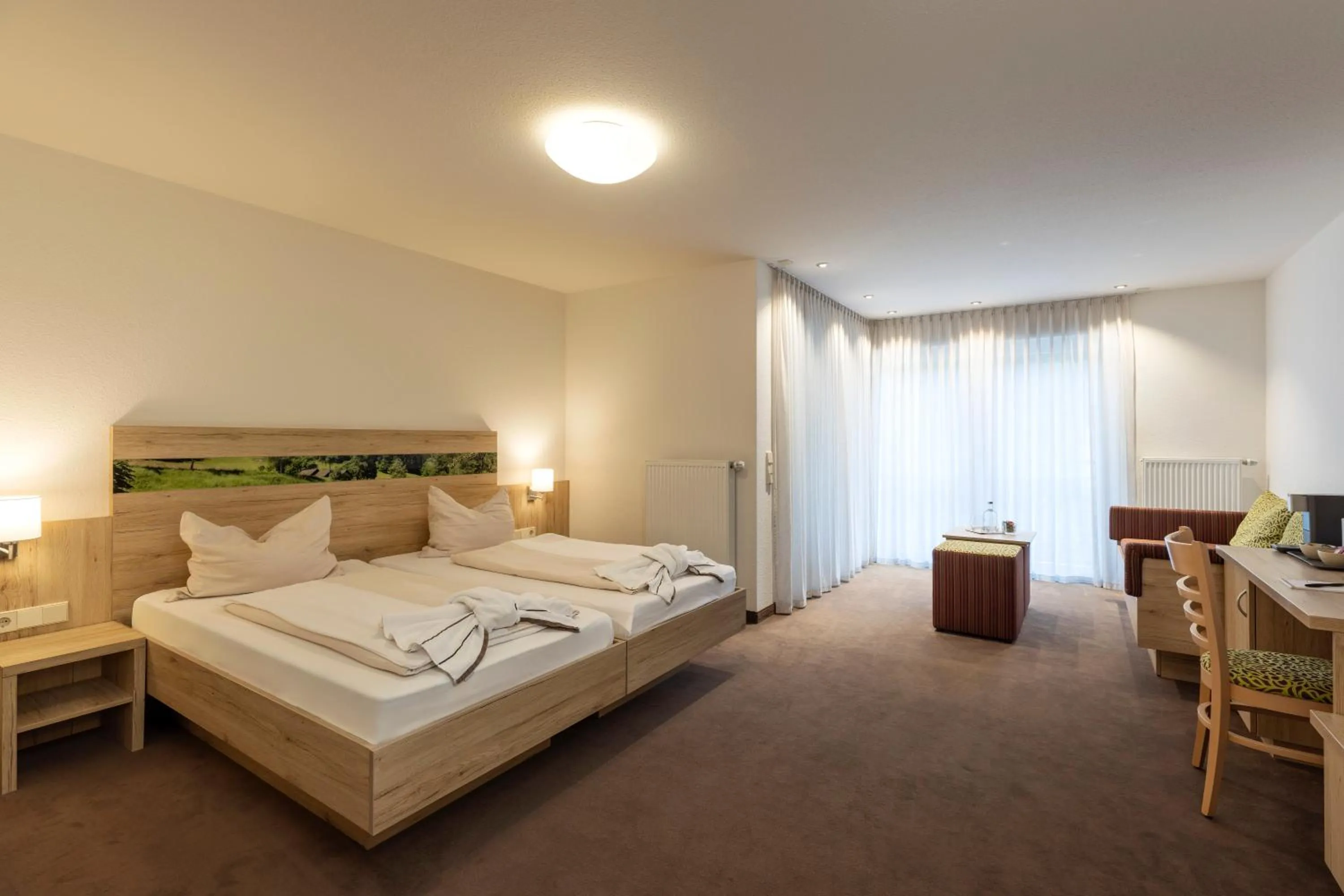 Bed in Hotel Rössle Berneck