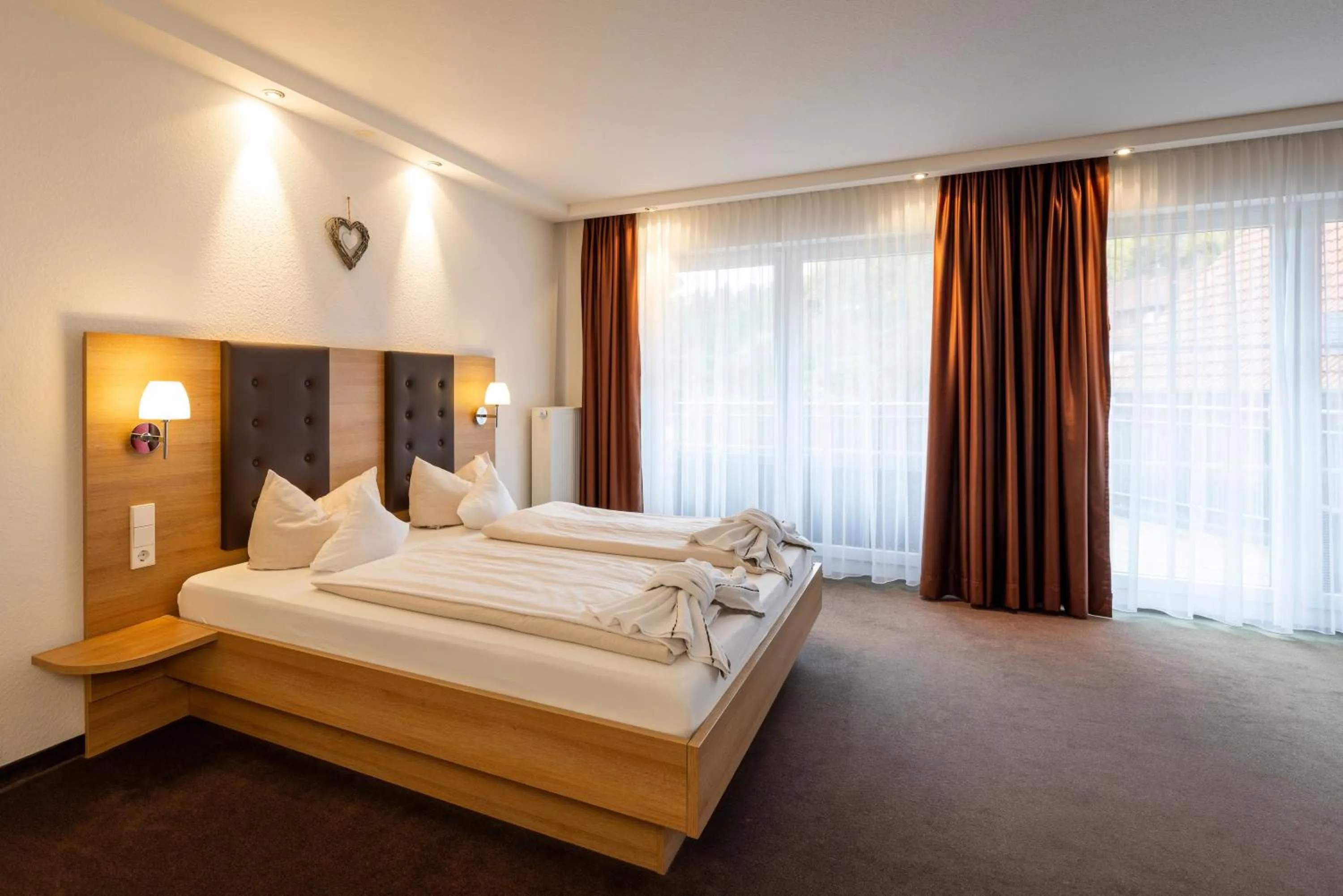 Bed in Hotel Rössle Berneck