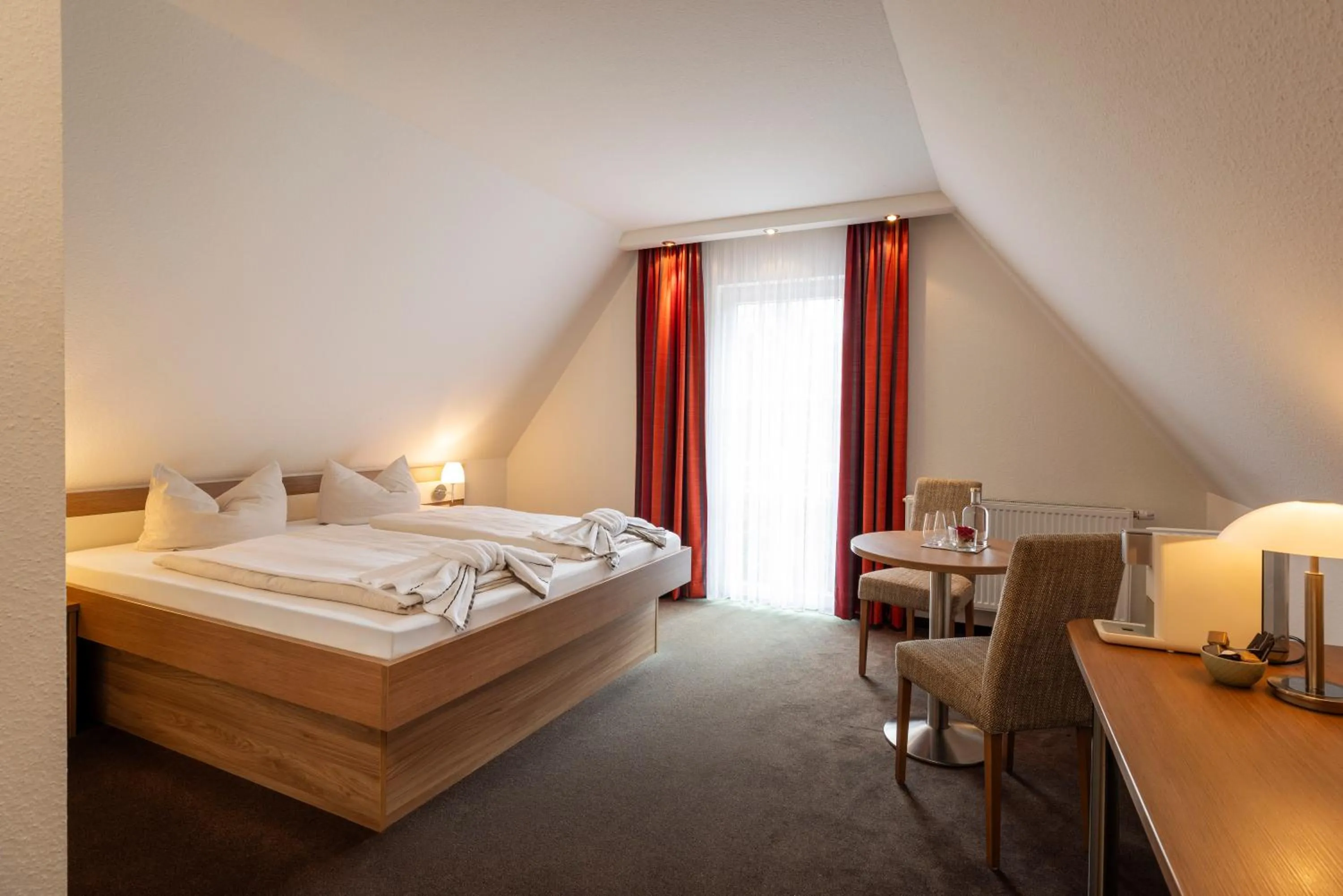 Bed in Hotel Rössle Berneck