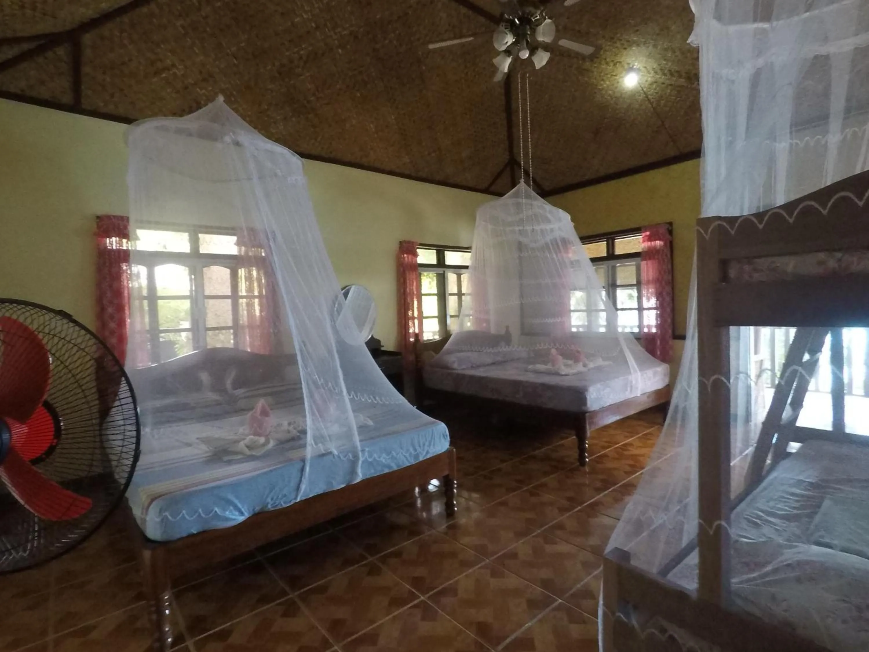 Bed in Coconut Garden Island Resort