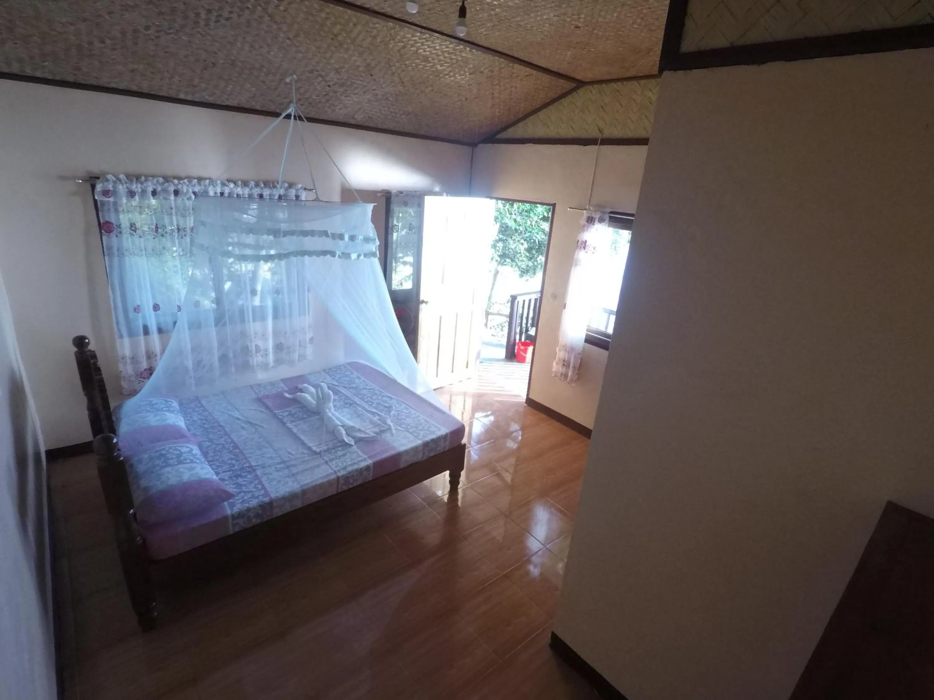 Bed in Coconut Garden Island Resort