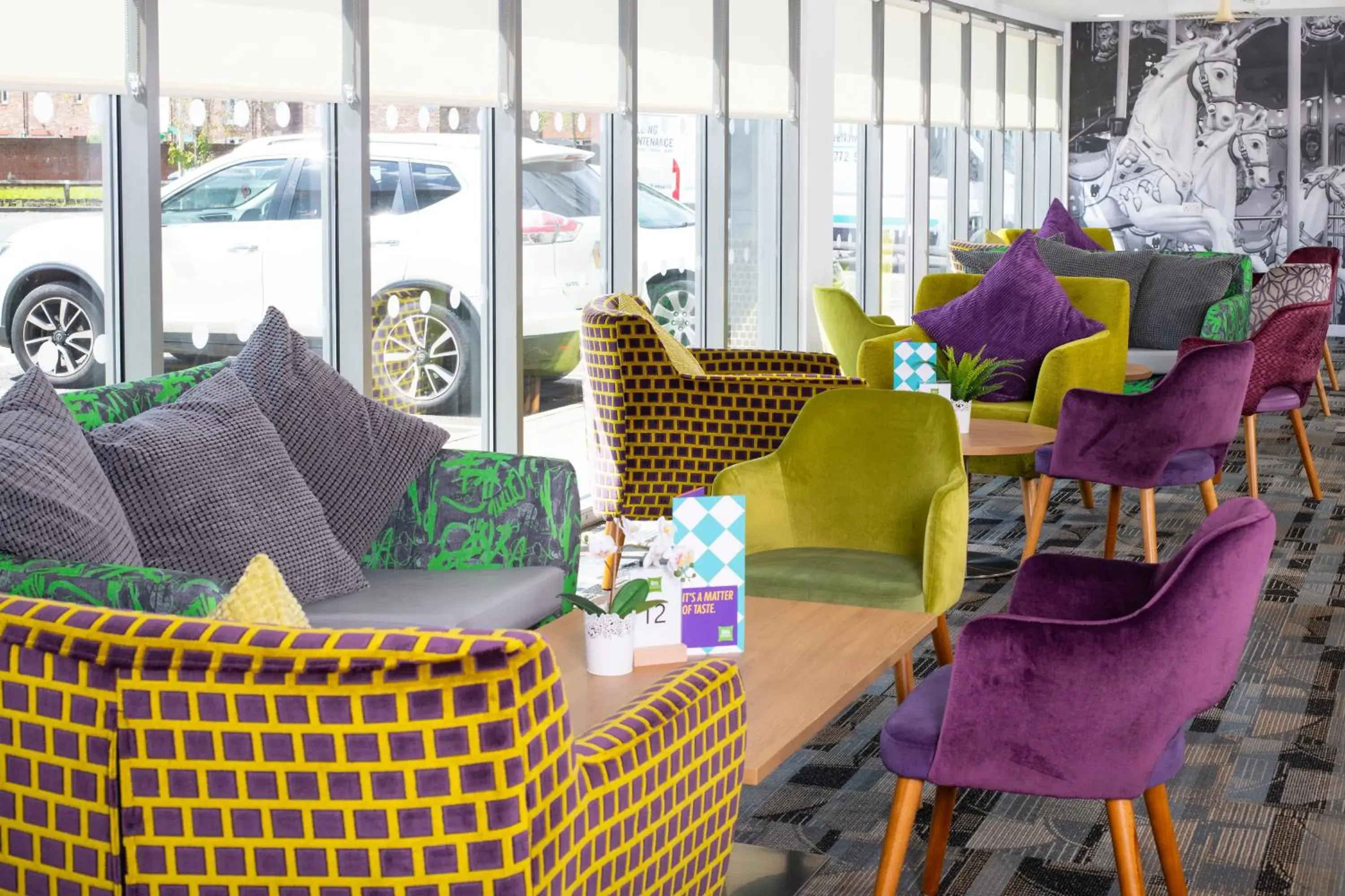 Lobby or reception in ibis Styles Haydock Lobby or reception in ibis Styles Haydock