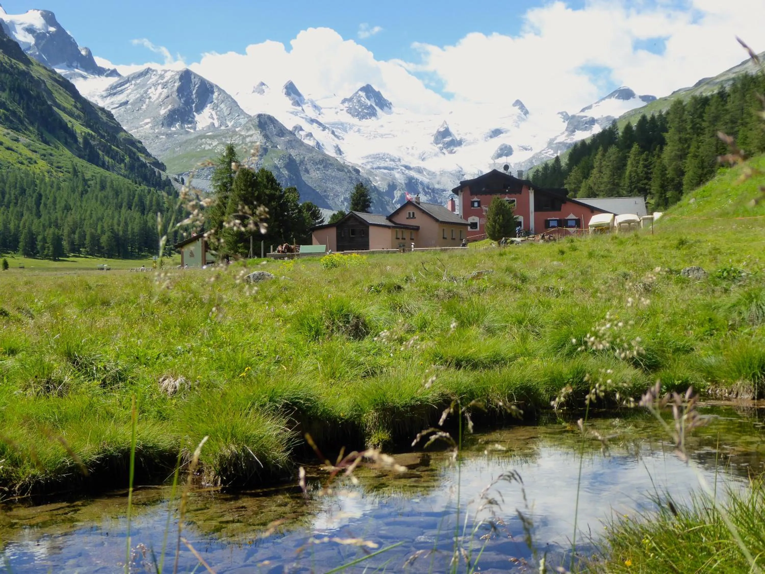 Natural landscape in Hotel Roseg-Gletscher
