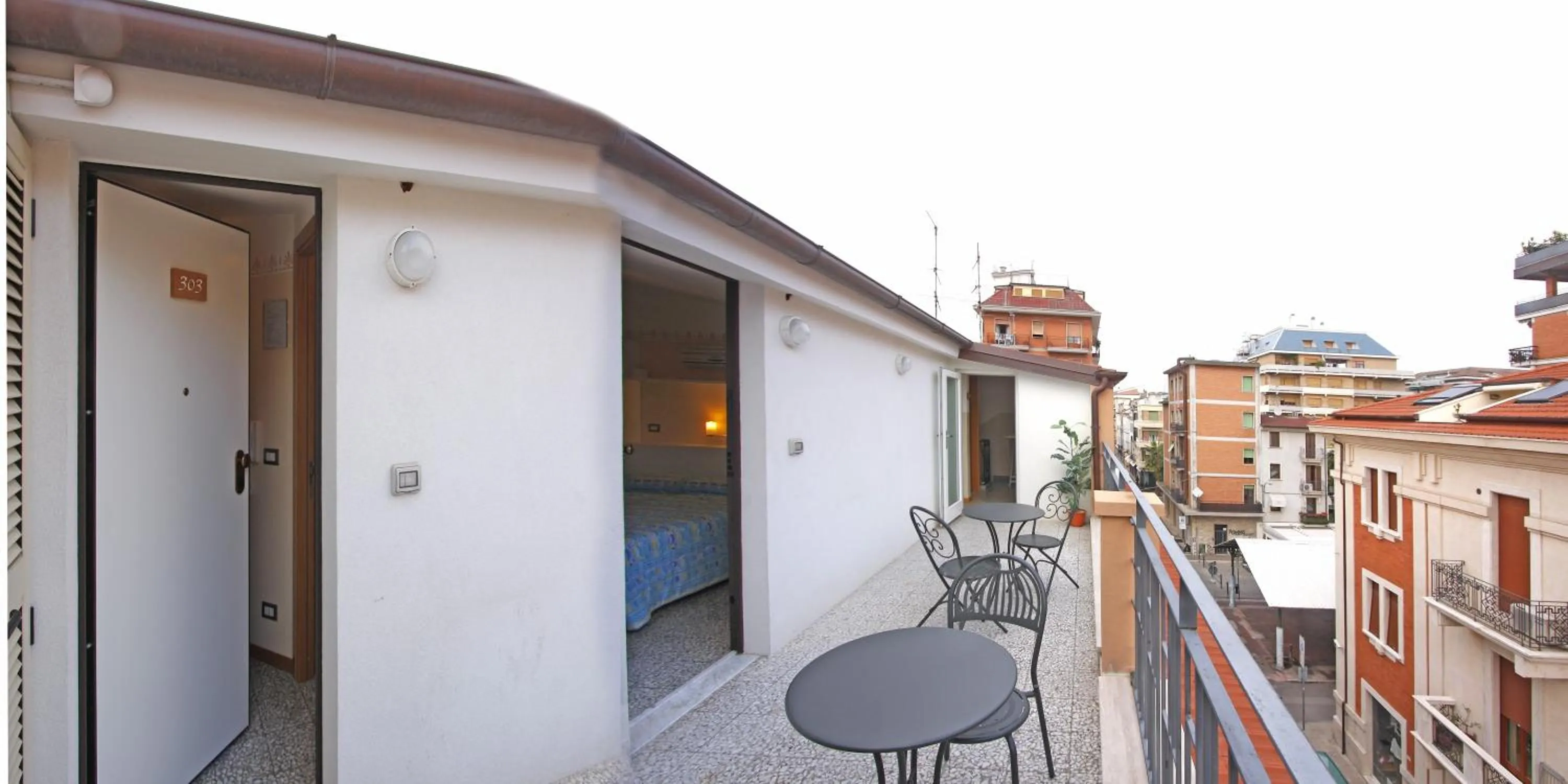 Balcony/Terrace in Hotel Centrale
