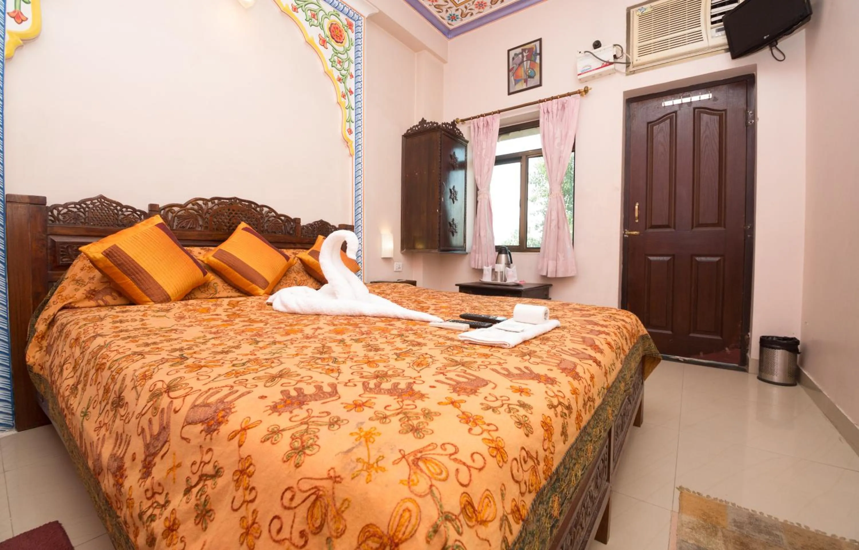 Bedroom, Bed in Hotel Moon Light Palace