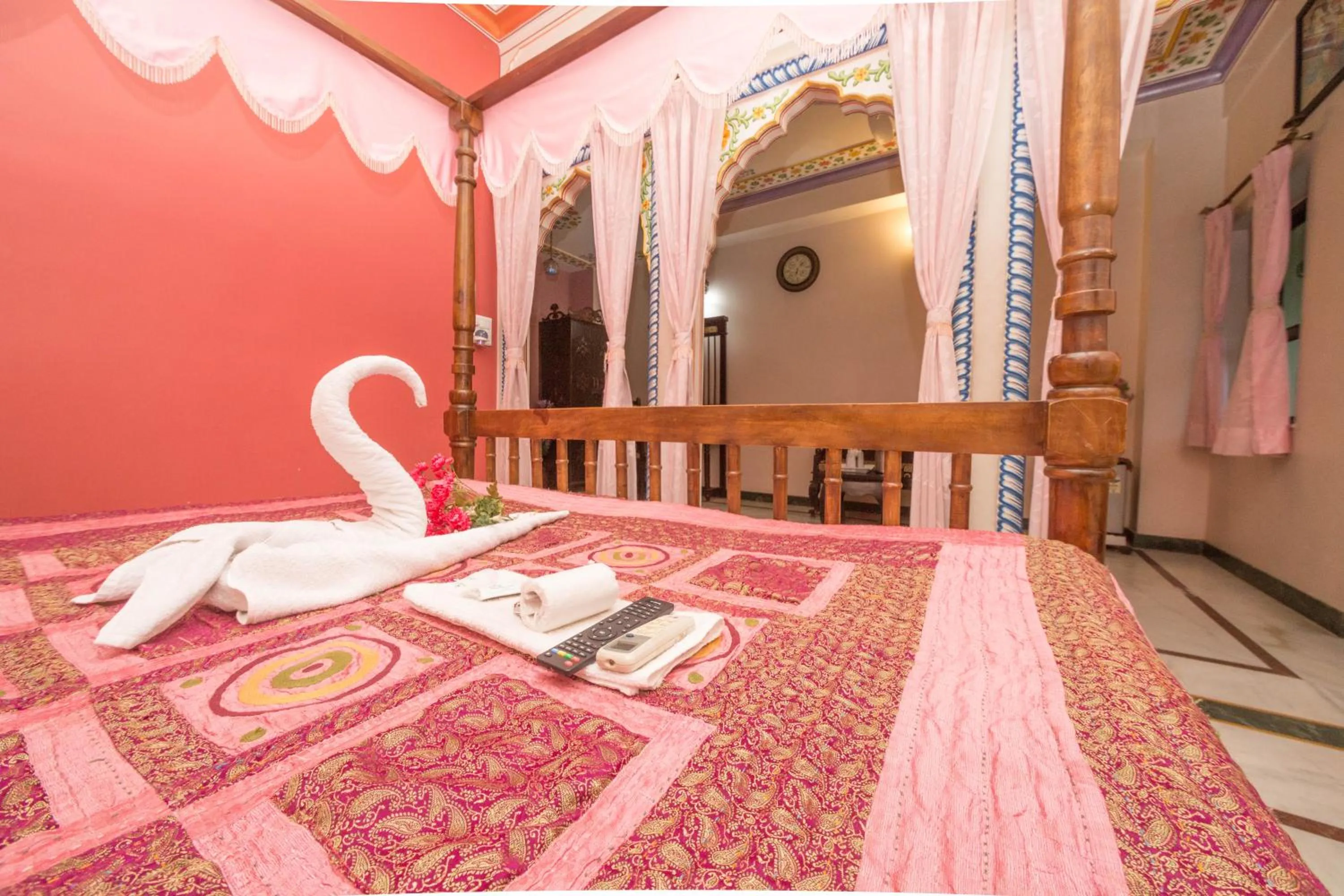 Bedroom, Bed in Hotel Moon Light Palace