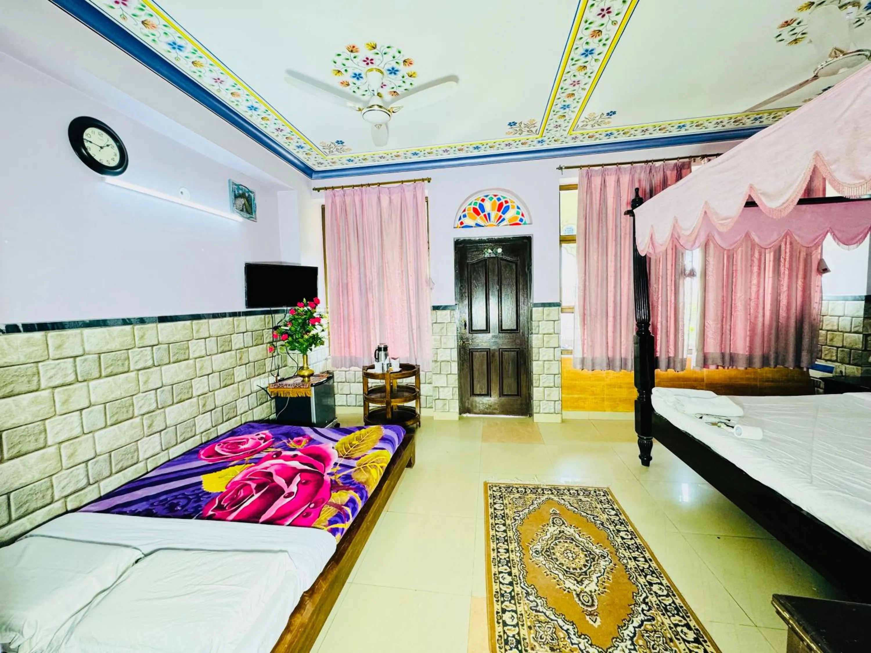 Bedroom, Bed in Hotel Moon Light Palace