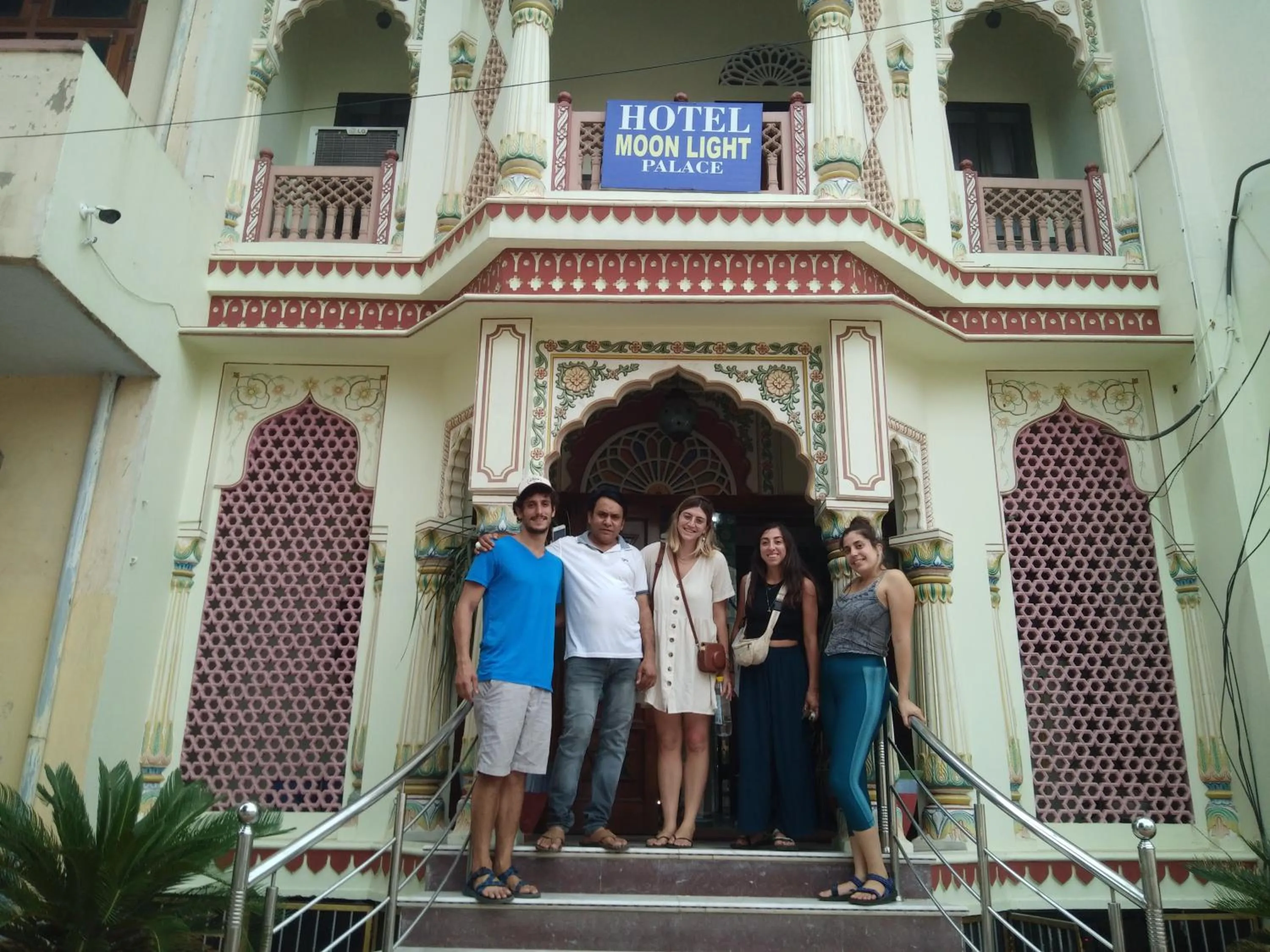 group of guests in Hotel Moon Light Palace