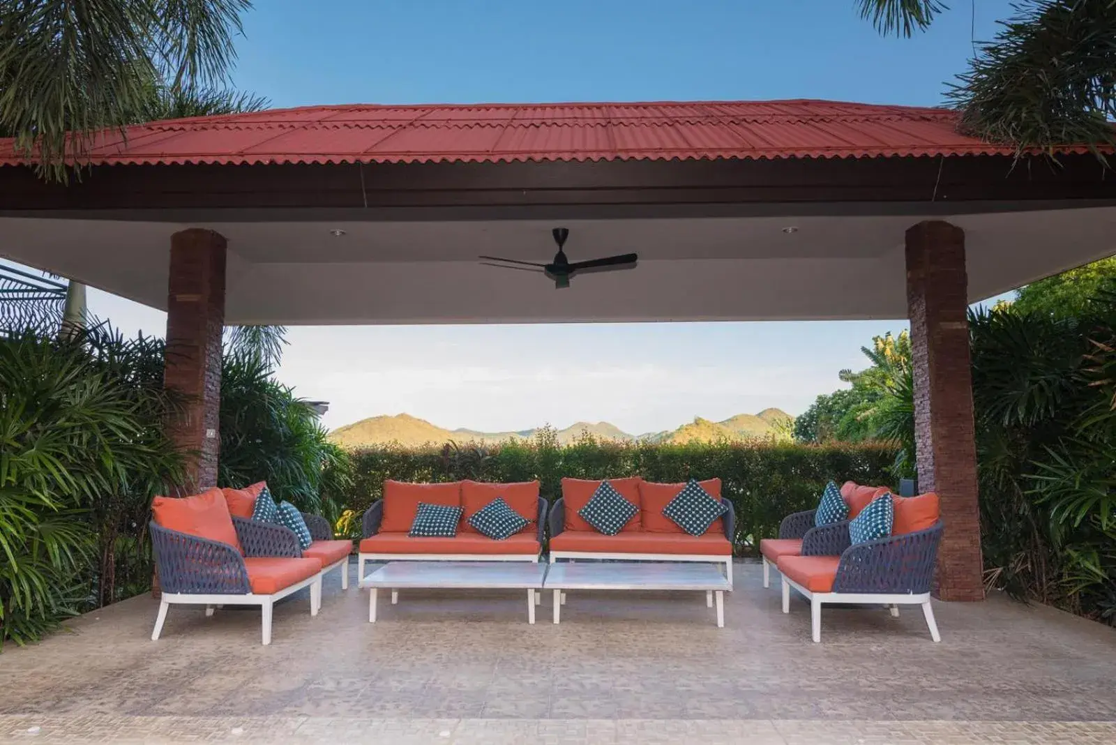 Garden view in Pa Prai Villas and Suites Resort Garden view in Pa Prai Villas and Suites Resort