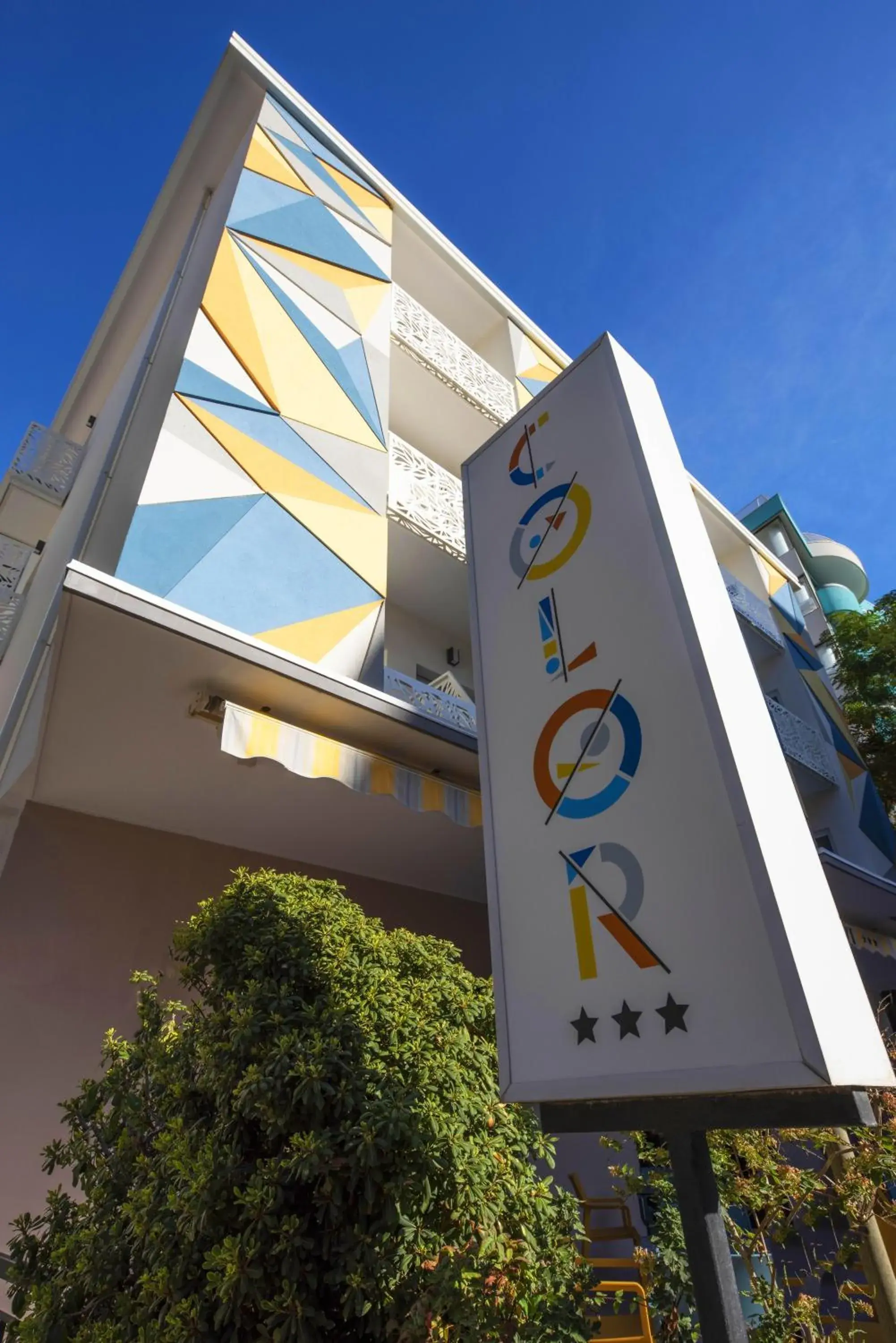 Property building in Color Hotel Rimini Property building in Color Hotel Rimini