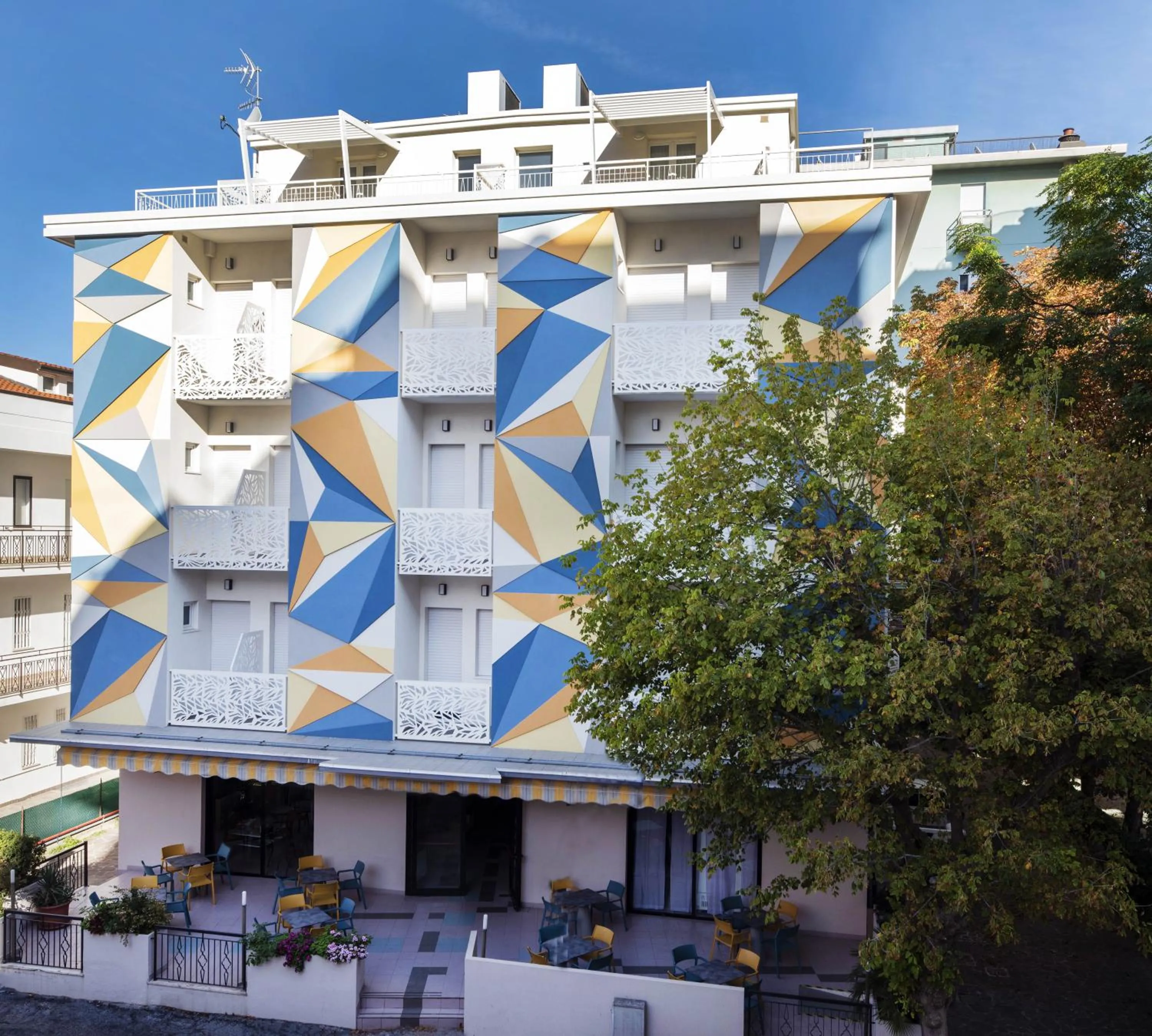 Property building in Color Hotel Rimini