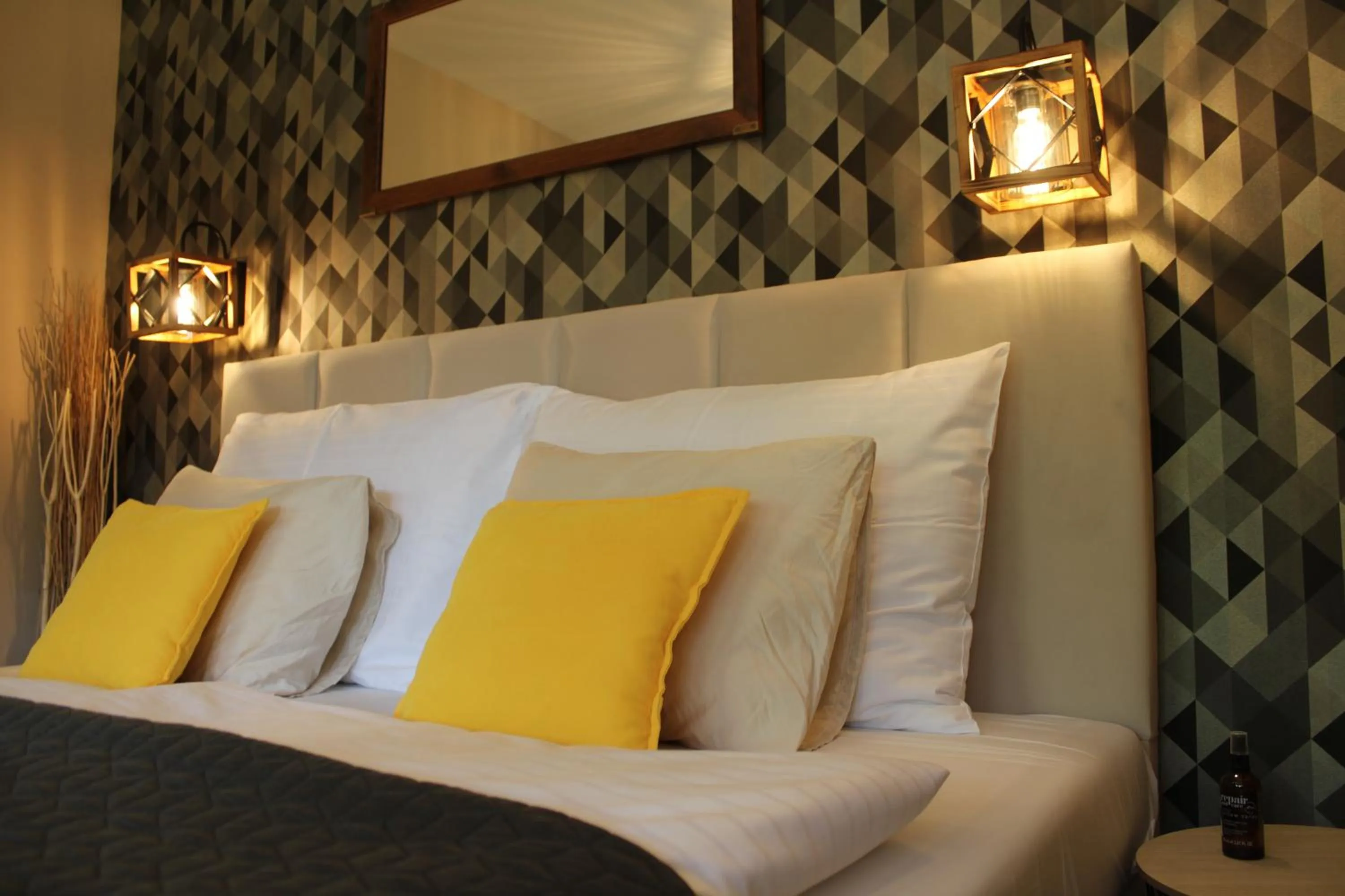 Decorative detail, Bed in Resort Lesní Lázně