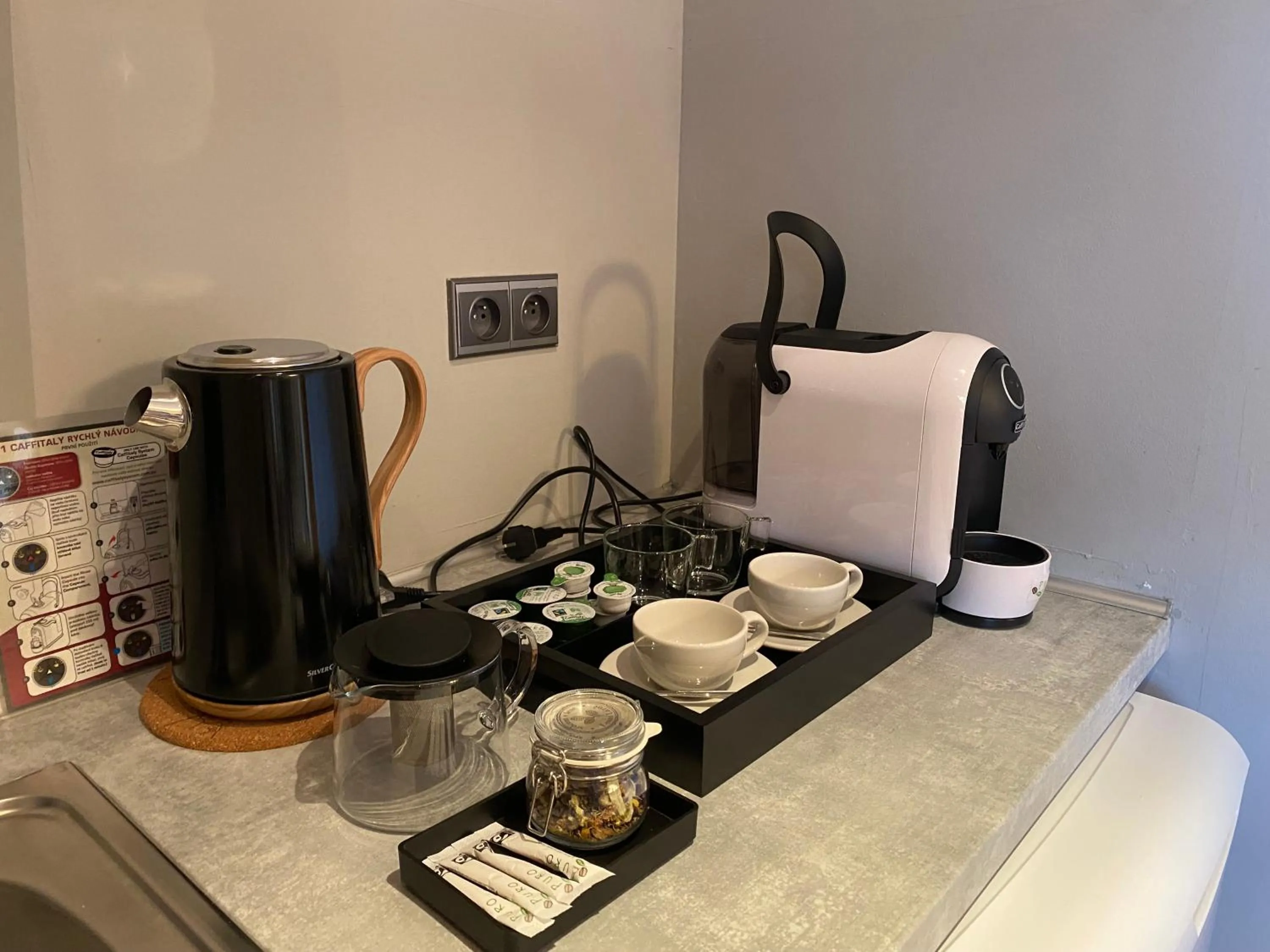 Coffee/tea facilities in Resort Lesní Lázně