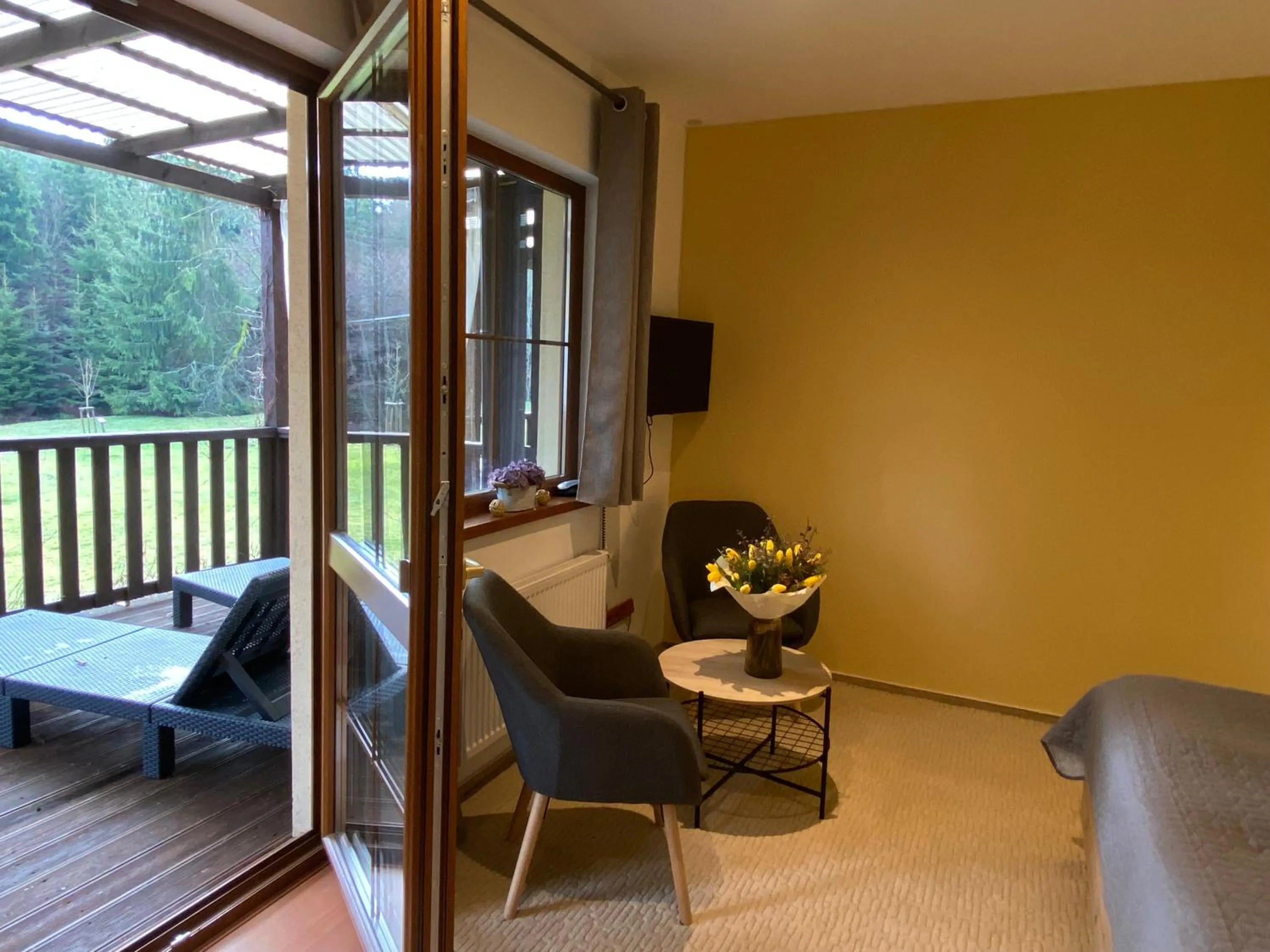 Balcony/Terrace in Resort Lesní Lázně