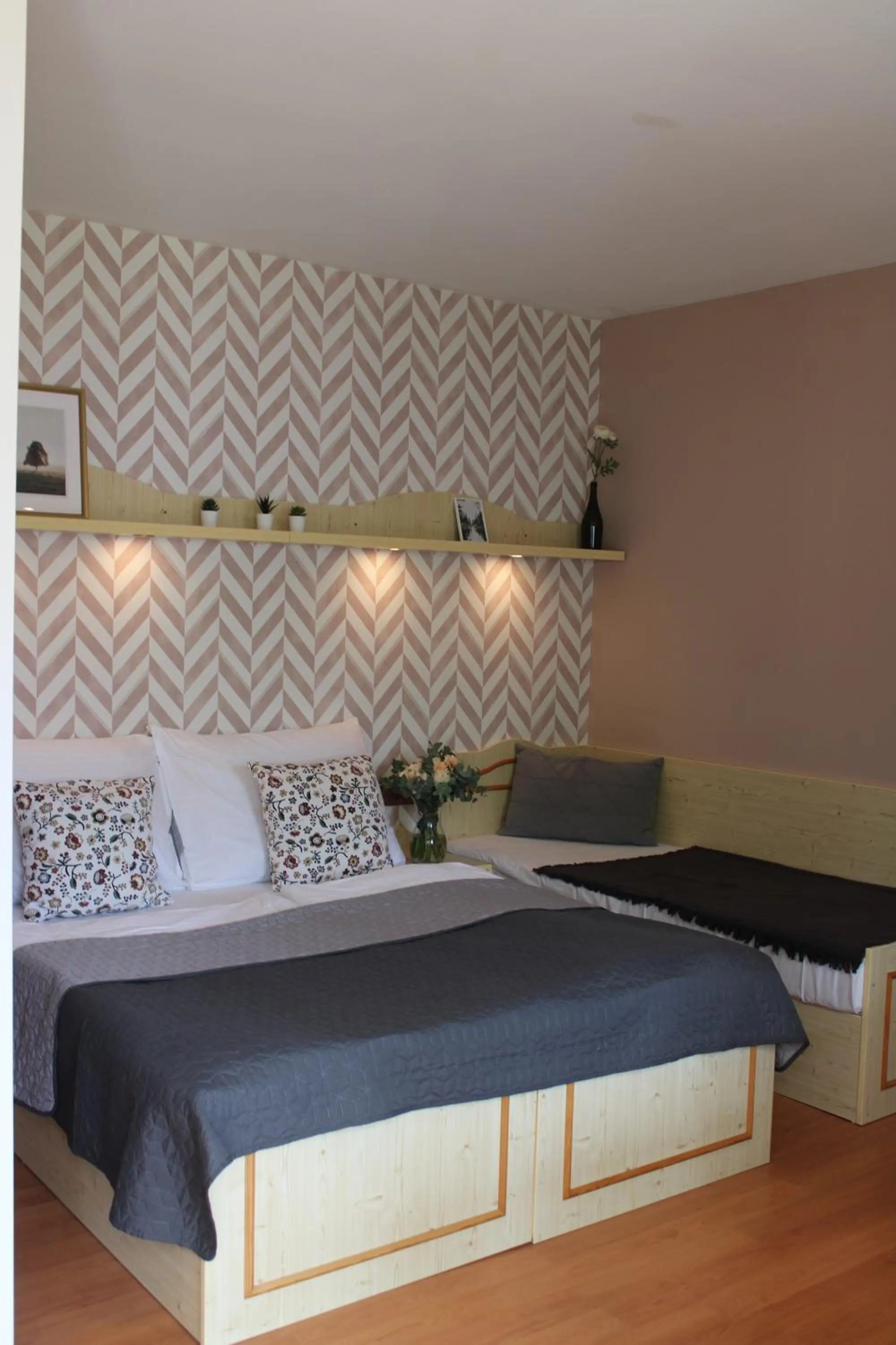 Decorative detail, Bed in Resort Lesní Lázně