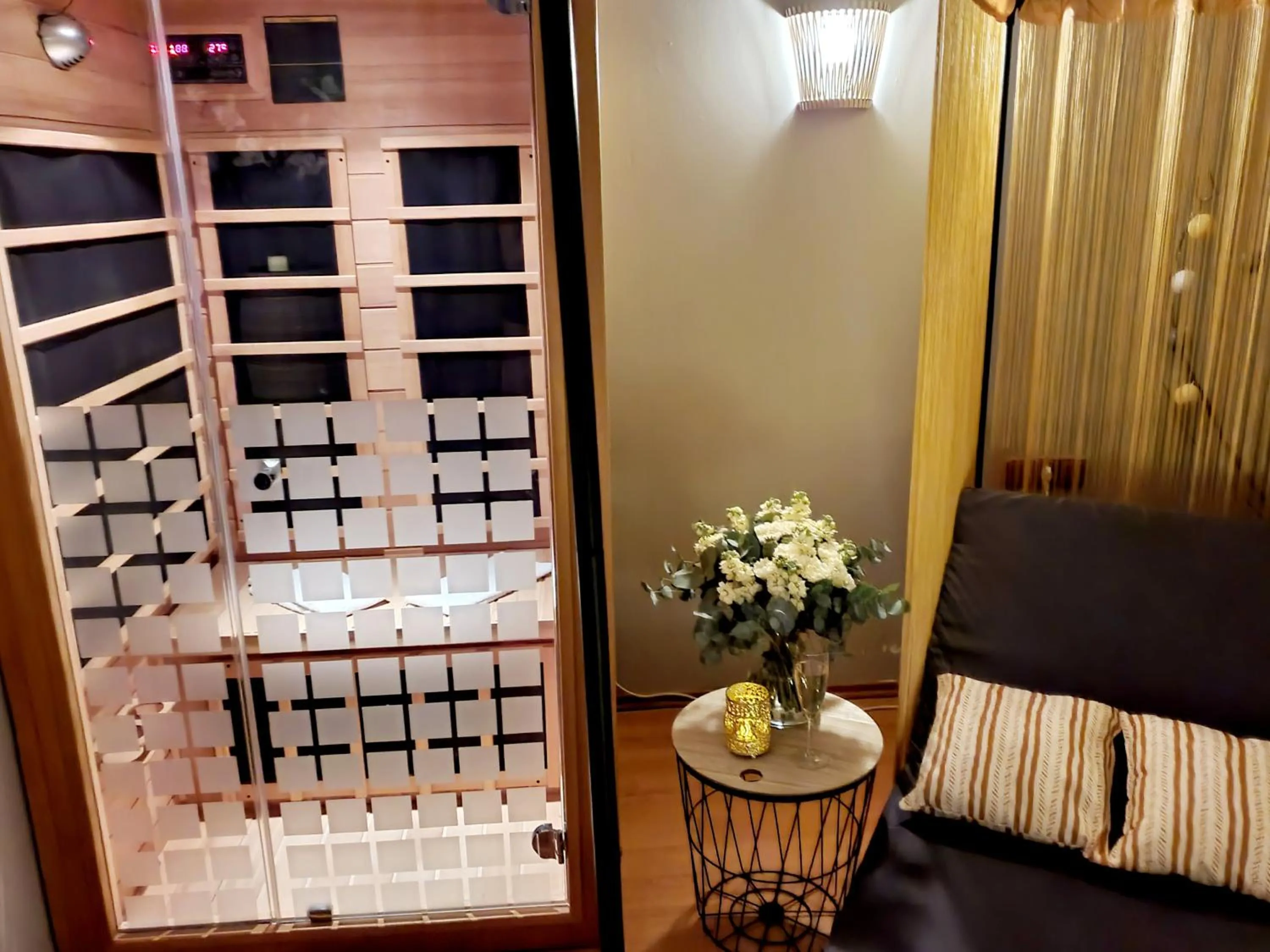 Sauna, Bed in Resort Lesní Lázně