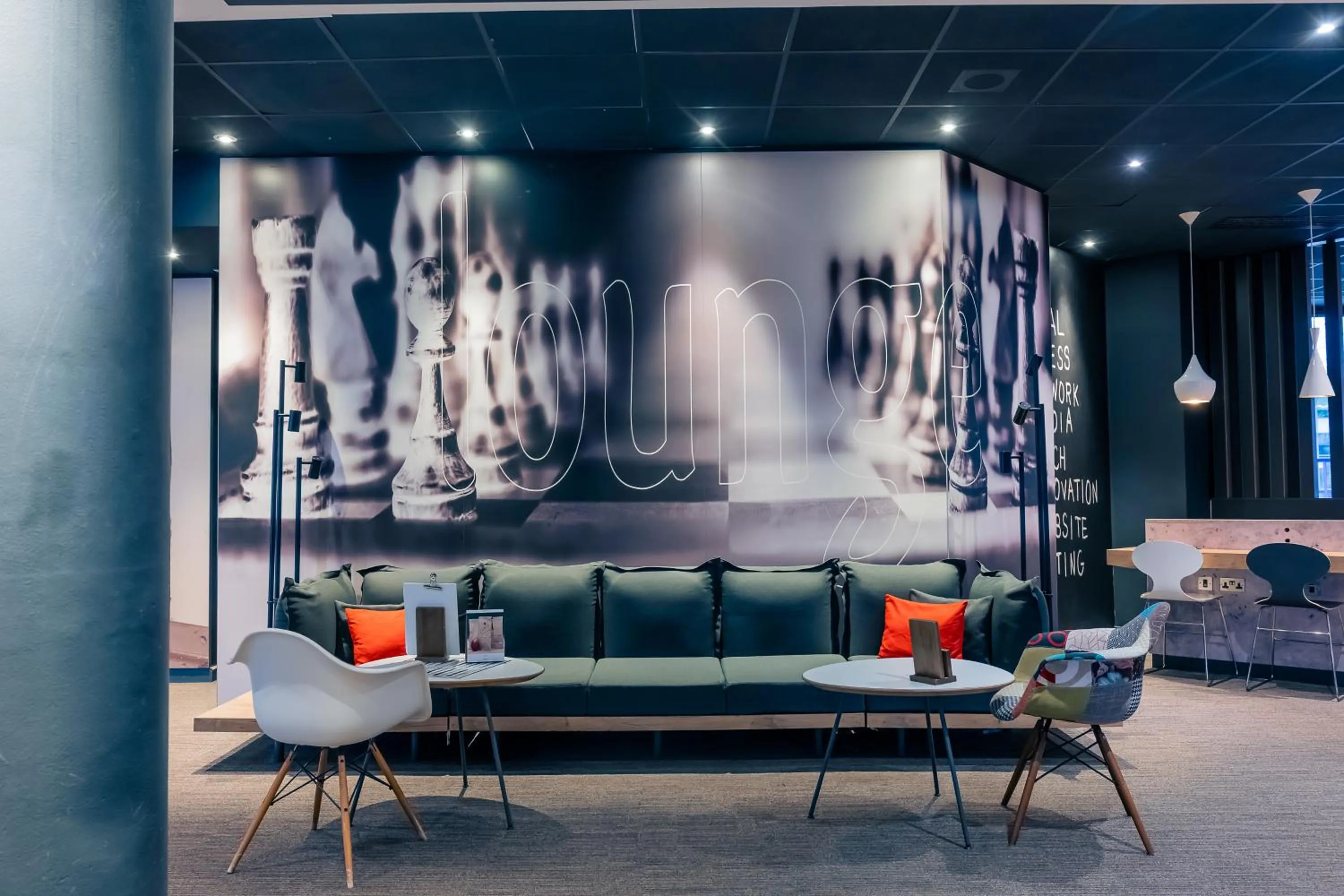 Seating area in ibis Portsmouth