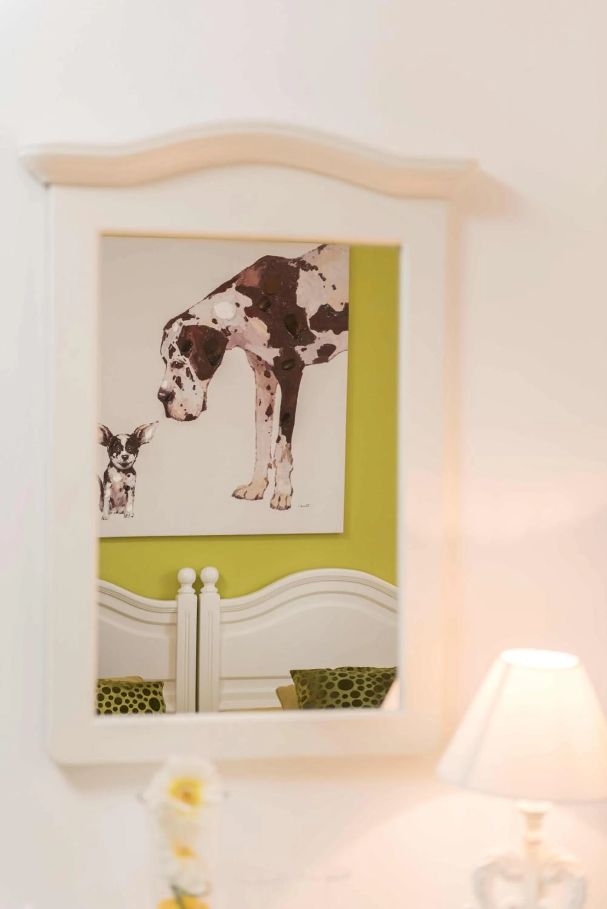 Decorative detail, Bed in Borgo Tre Rose