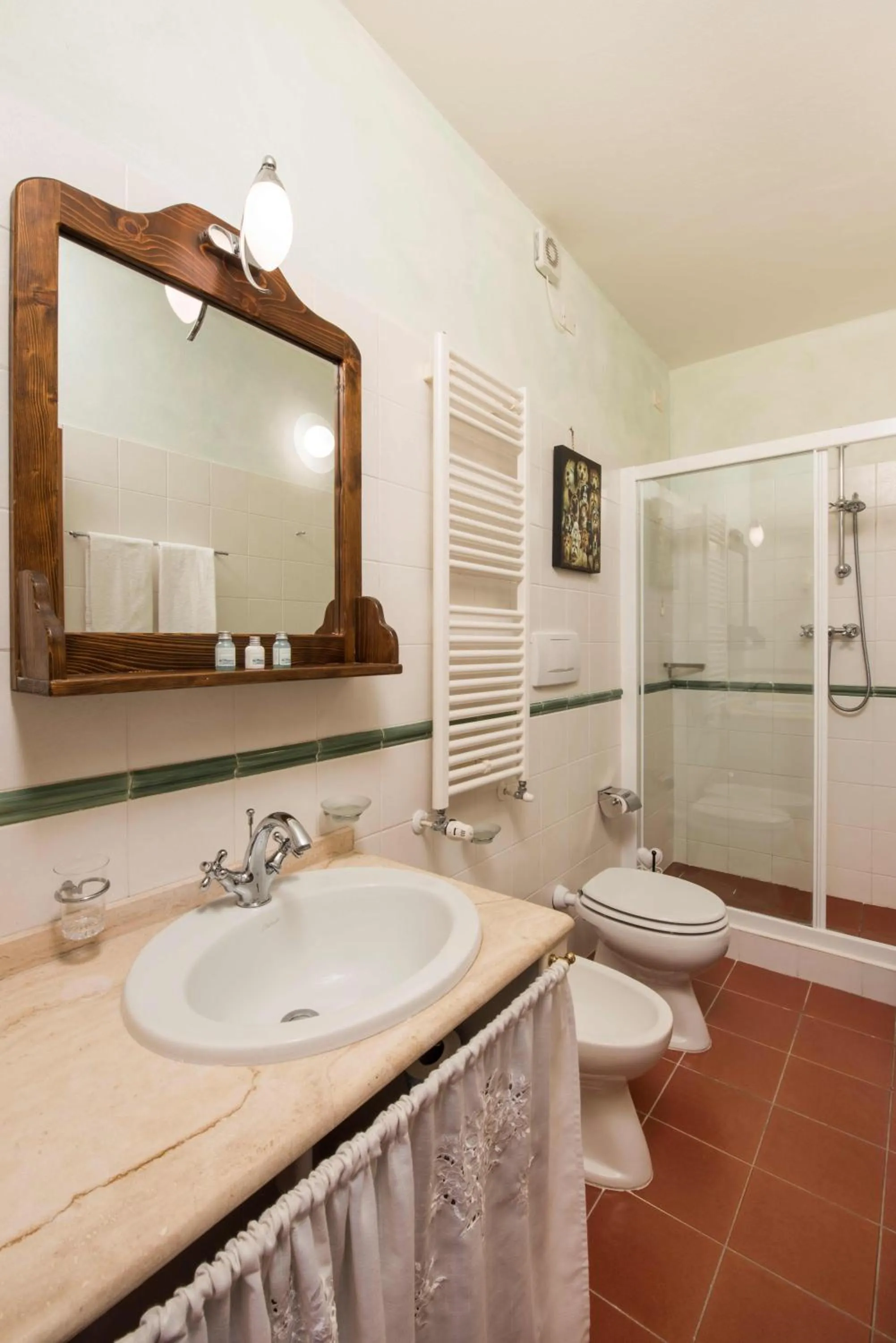 Bathroom in Borgo Tre Rose