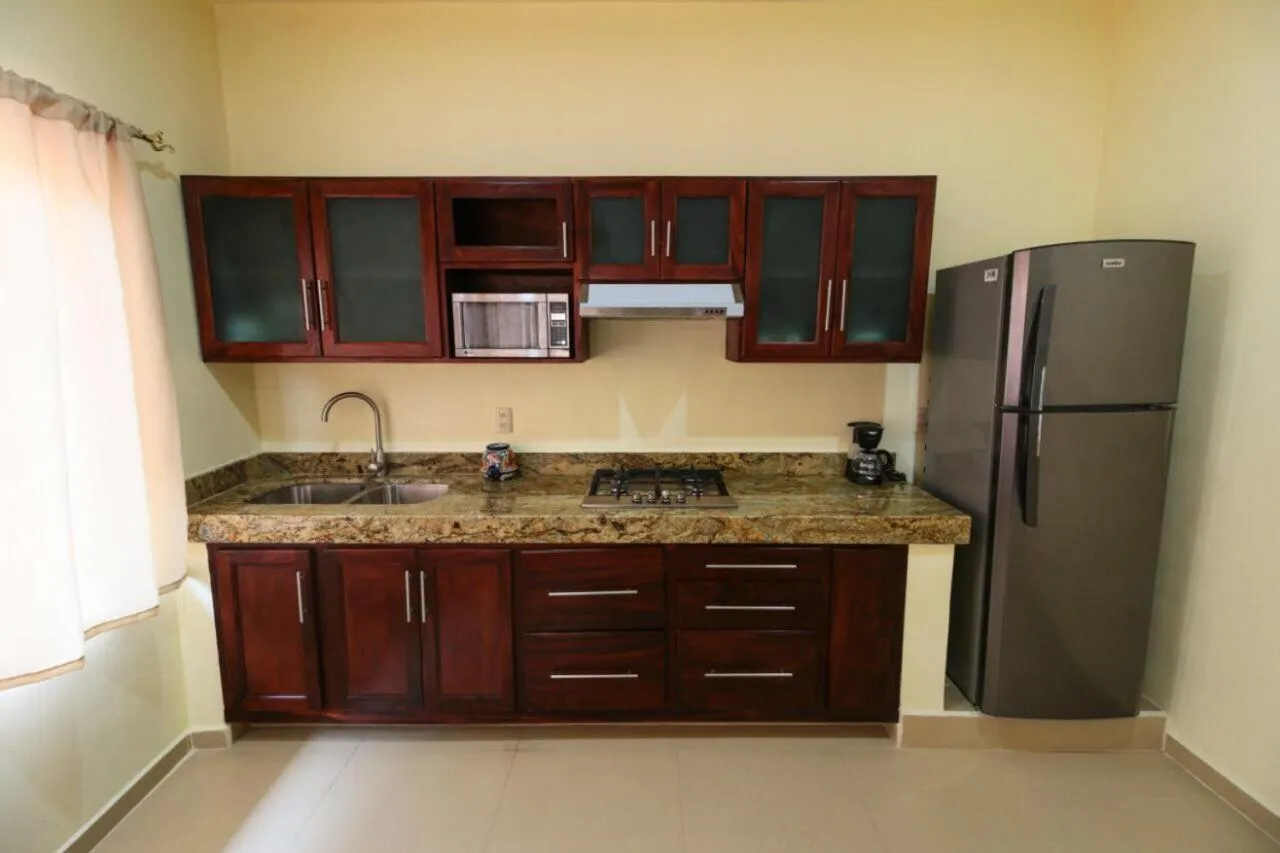 Kitchen or kitchenette in Villas Dulce Suenos