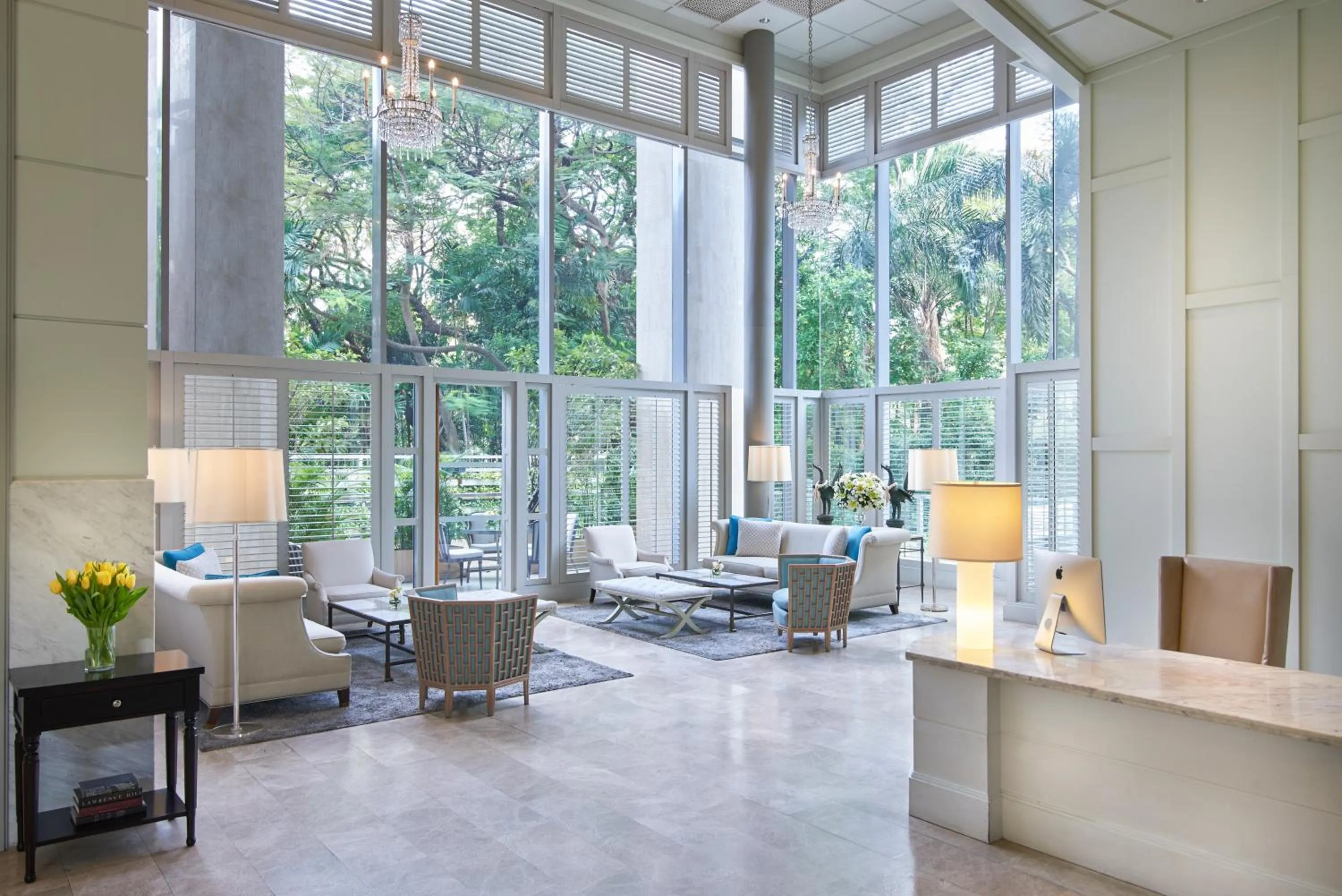 Lobby or reception in Oriental Residence Bangkok