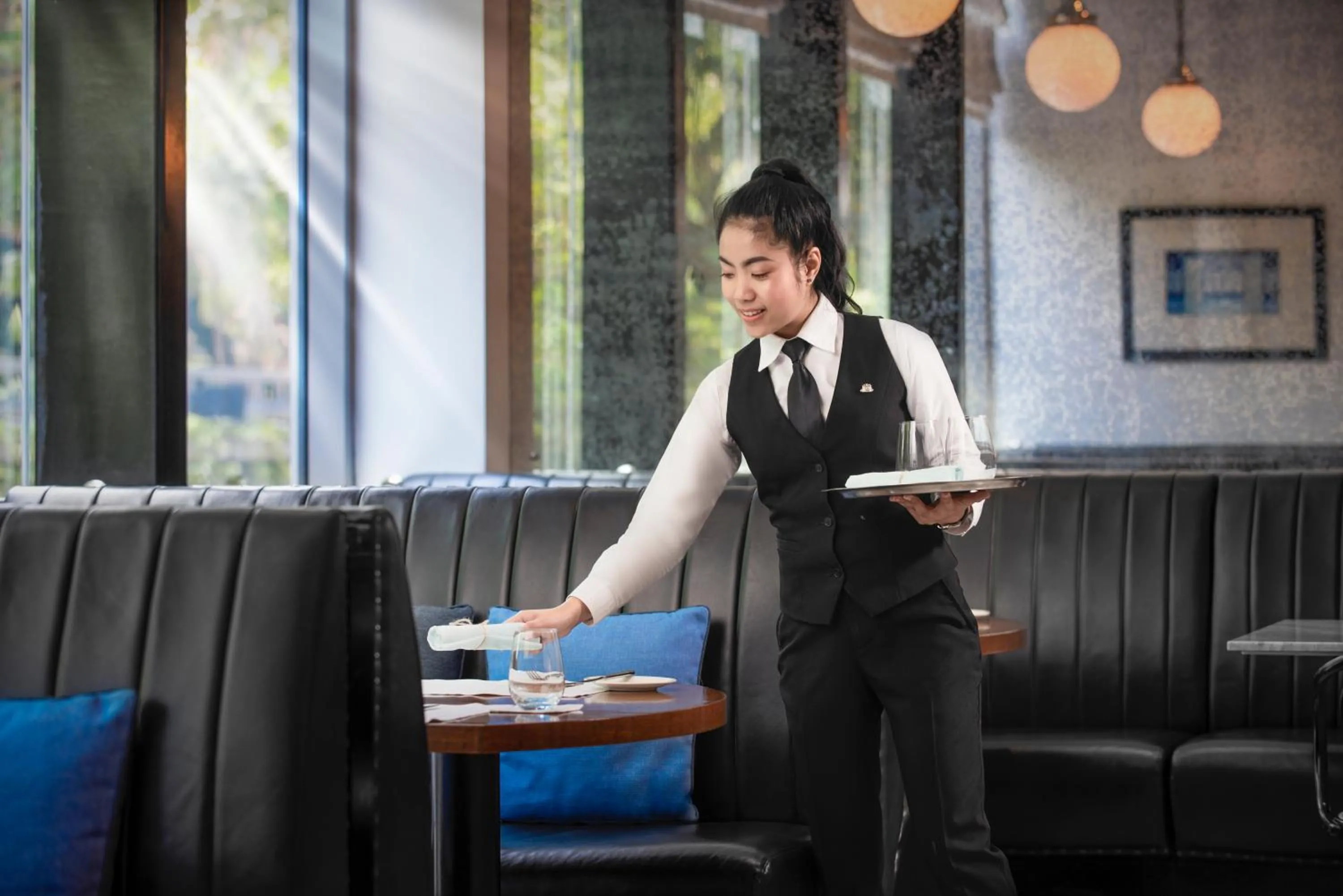 Staff in Oriental Residence Bangkok