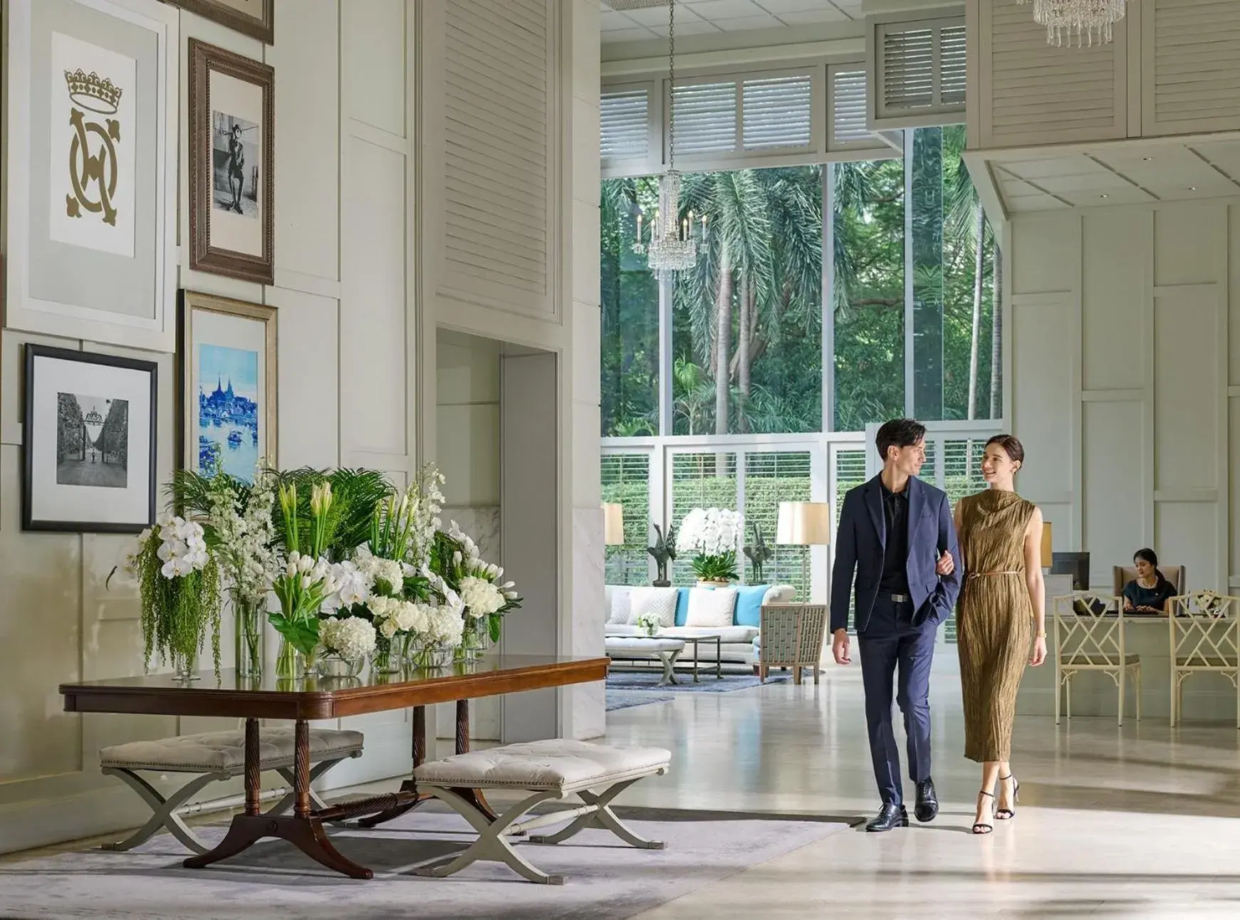 Lobby or reception in Oriental Residence Bangkok Lobby or reception in Oriental Residence Bangkok