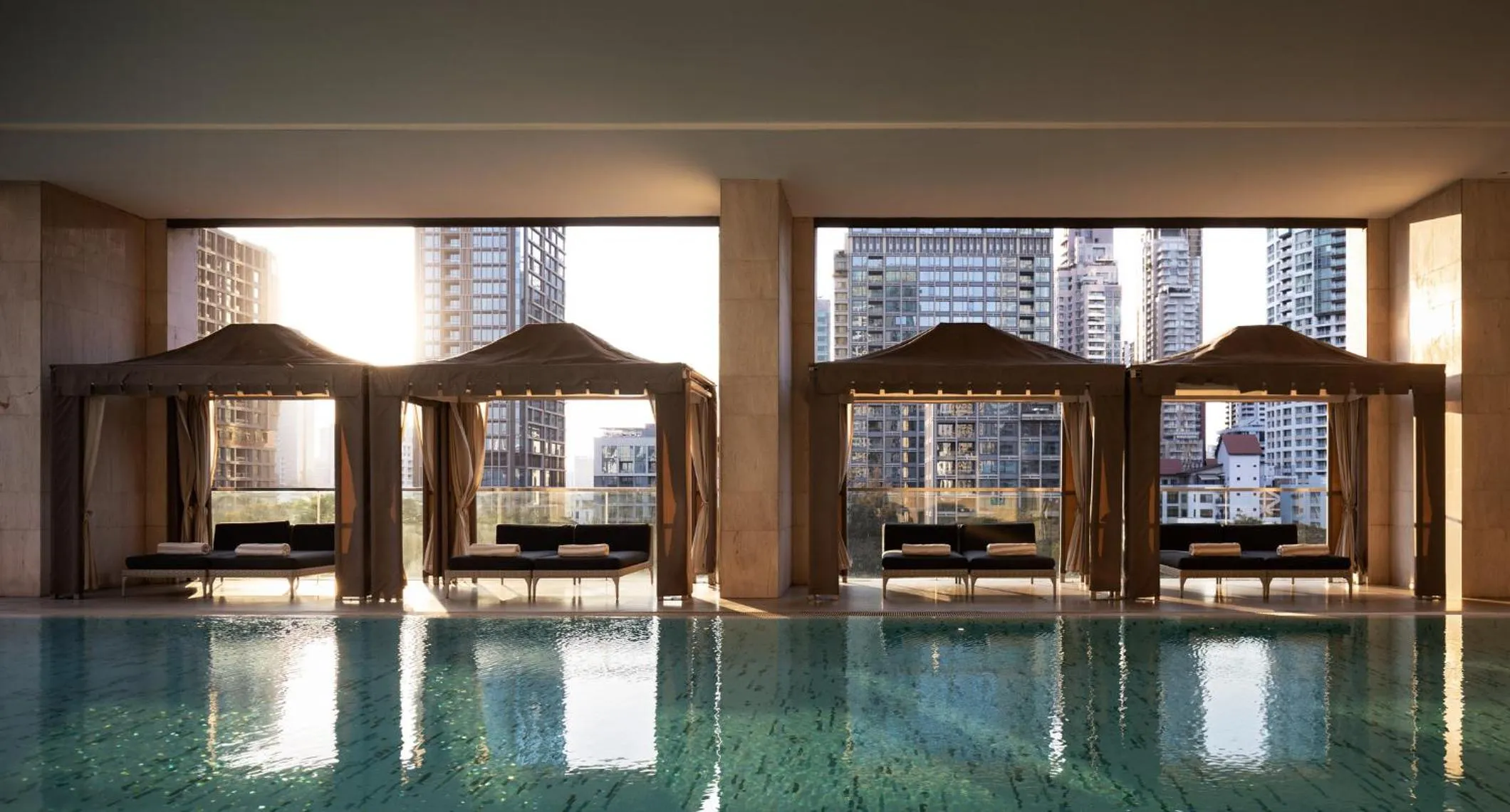 Fitness centre/facilities in Oriental Residence Bangkok