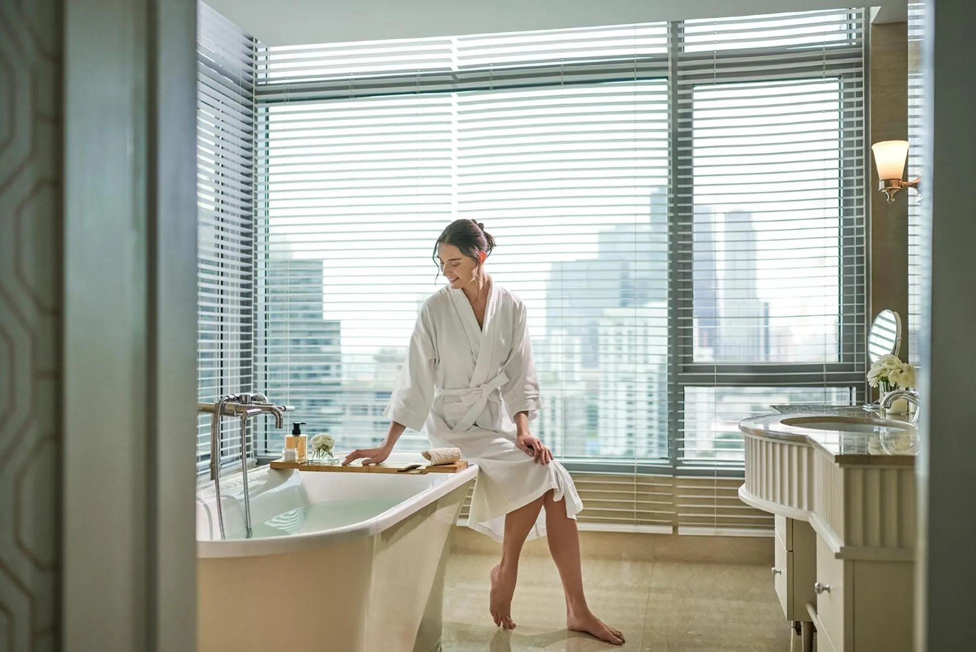 Bath in Oriental Residence Bangkok