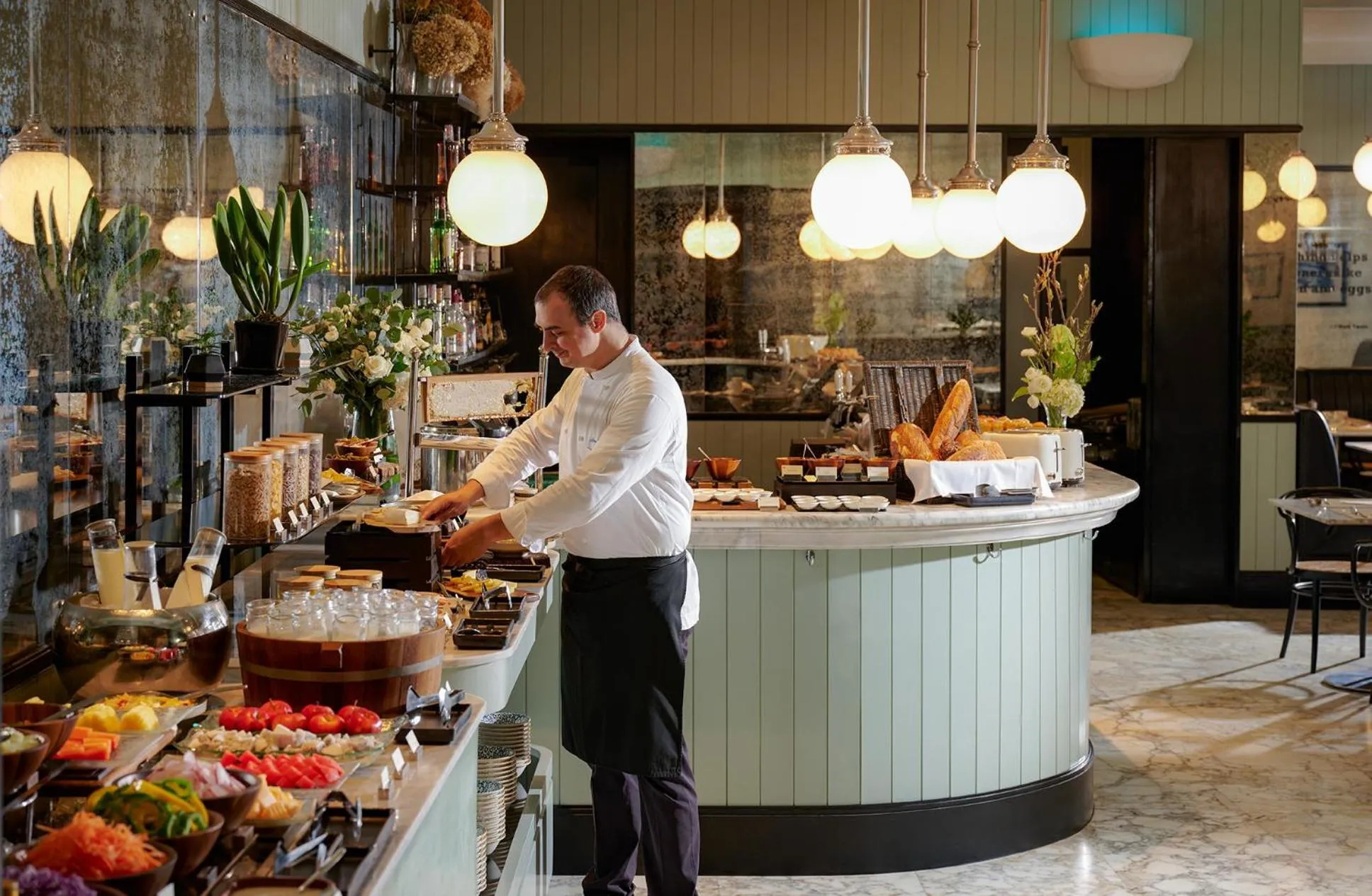 Breakfast in Oriental Residence Bangkok