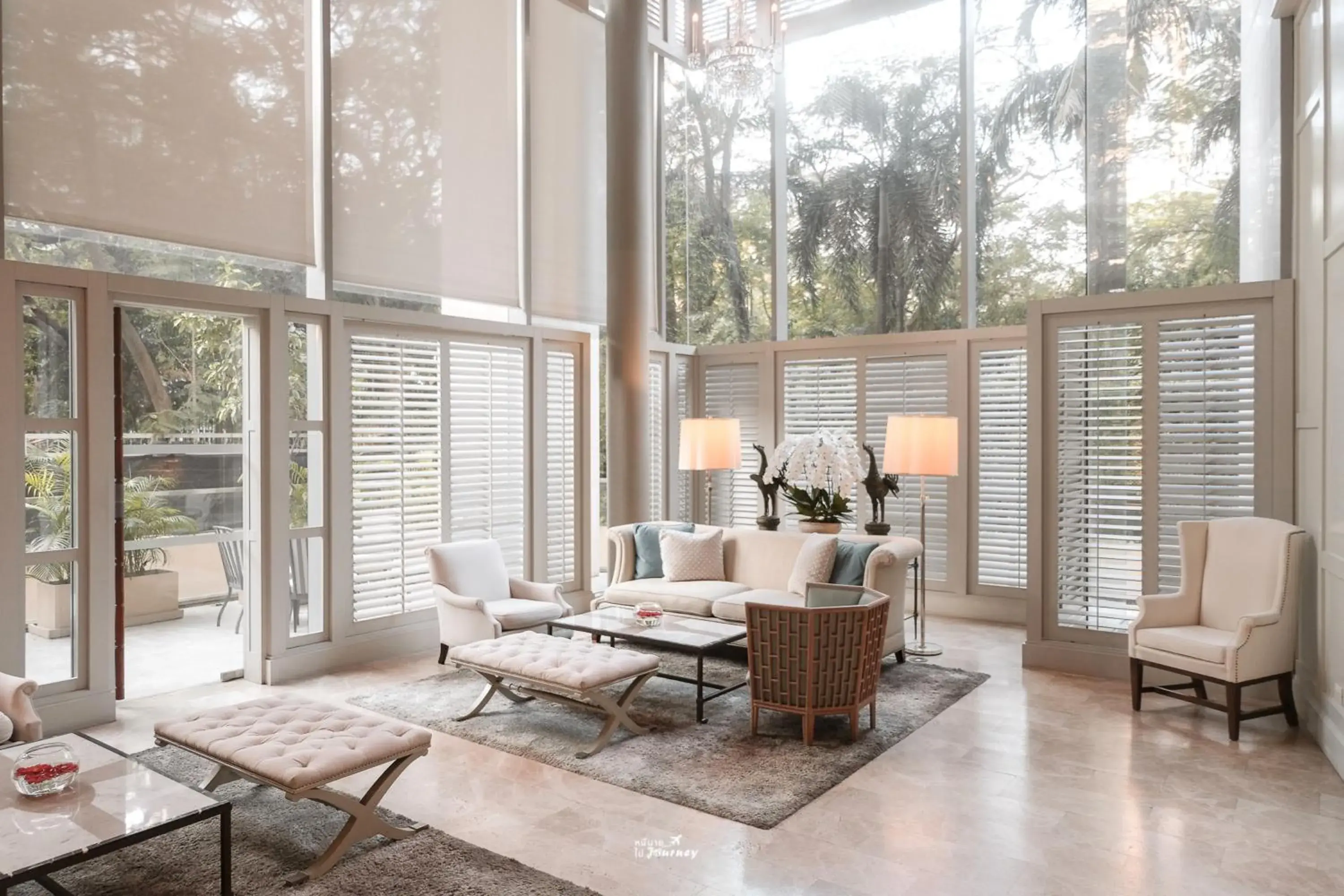 Lobby or reception in Oriental Residence Bangkok Lobby or reception in Oriental Residence Bangkok