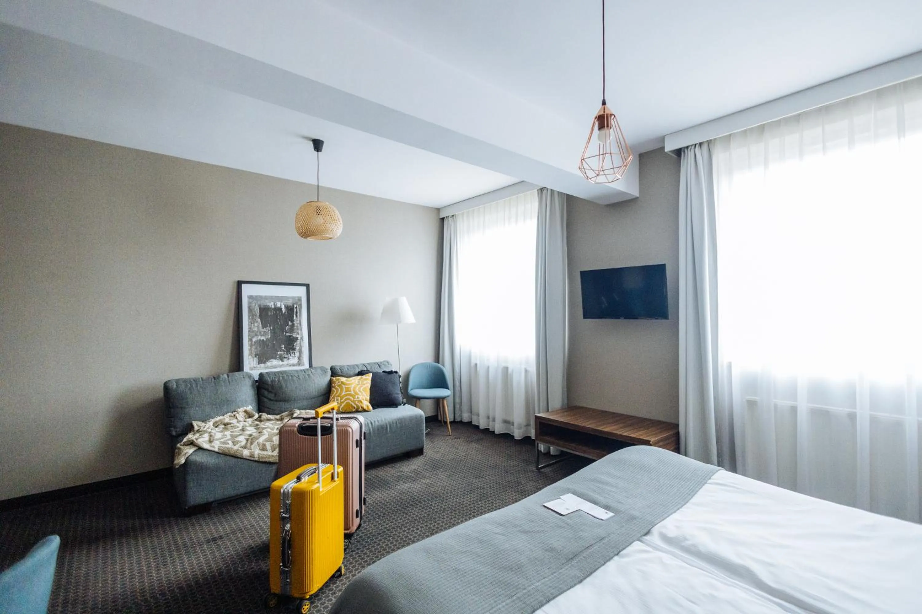 Bed in Hotel Beethoven