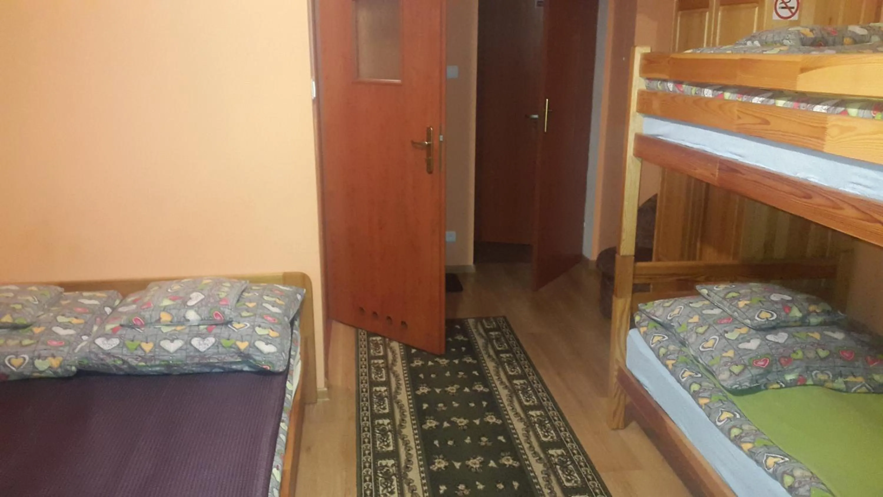 Bathroom, Bed in Koliba