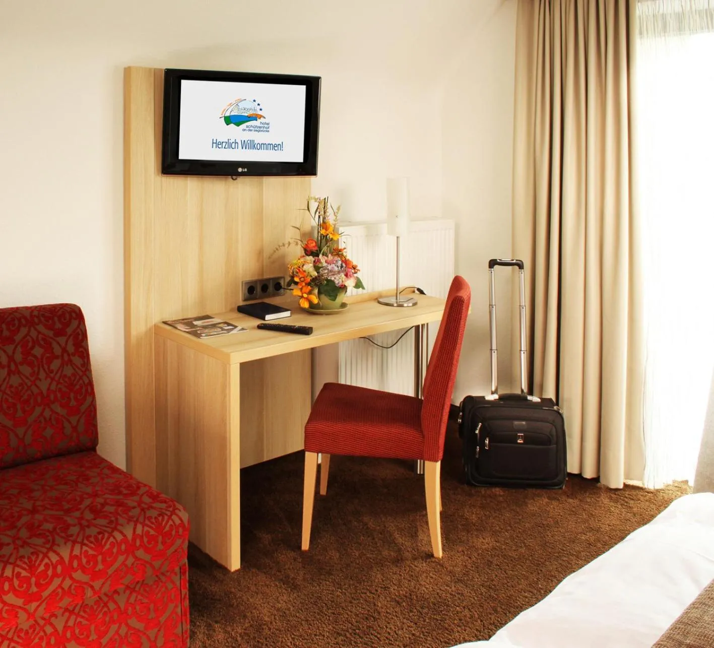 Day, Bed in Hotel Schützenhof