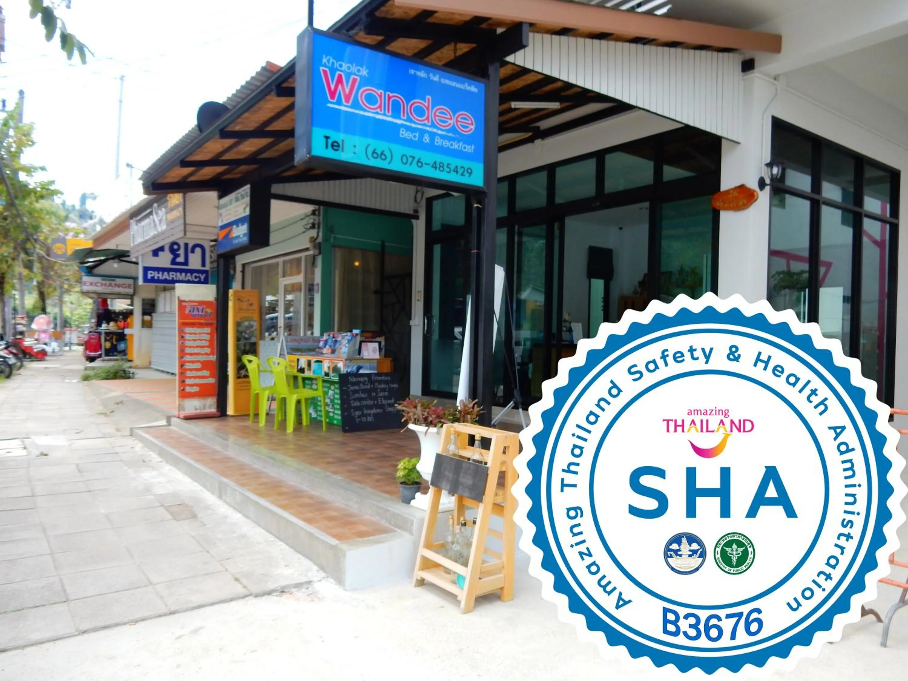 Facade/entrance in Wandee Bed & Breakfast