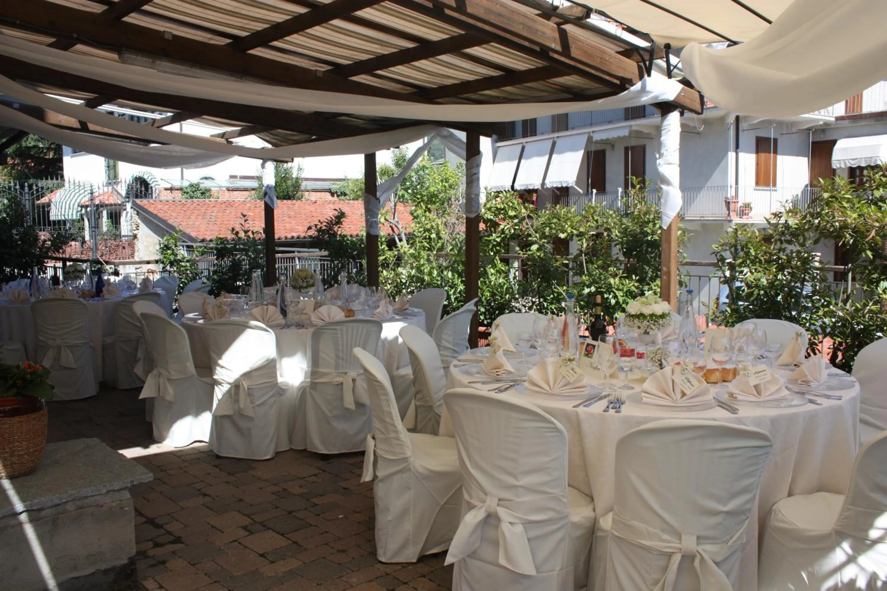 Patio in Hotel Tre Denti