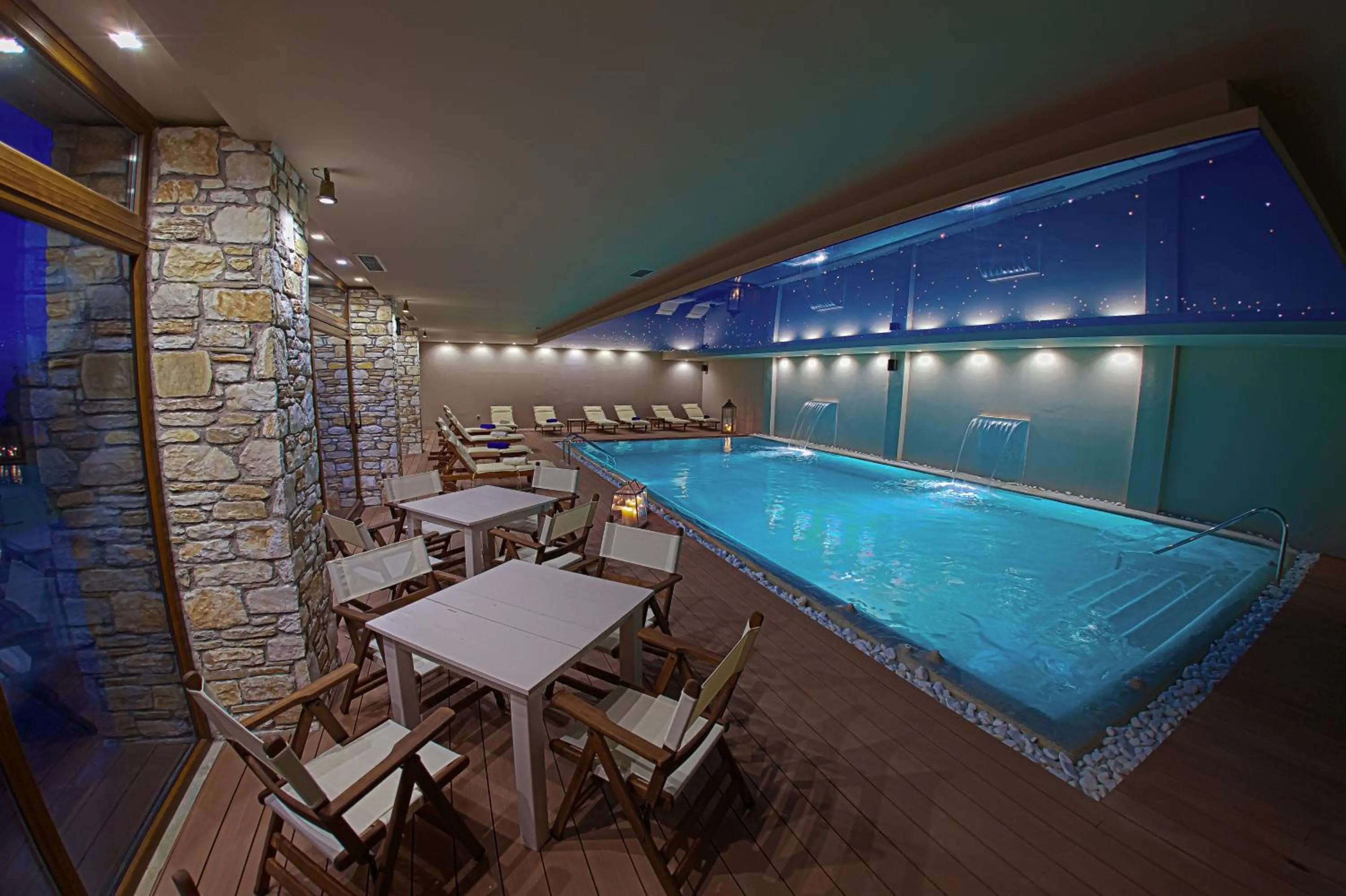 Swimming pool in Manthos Mountain Resort & Spa