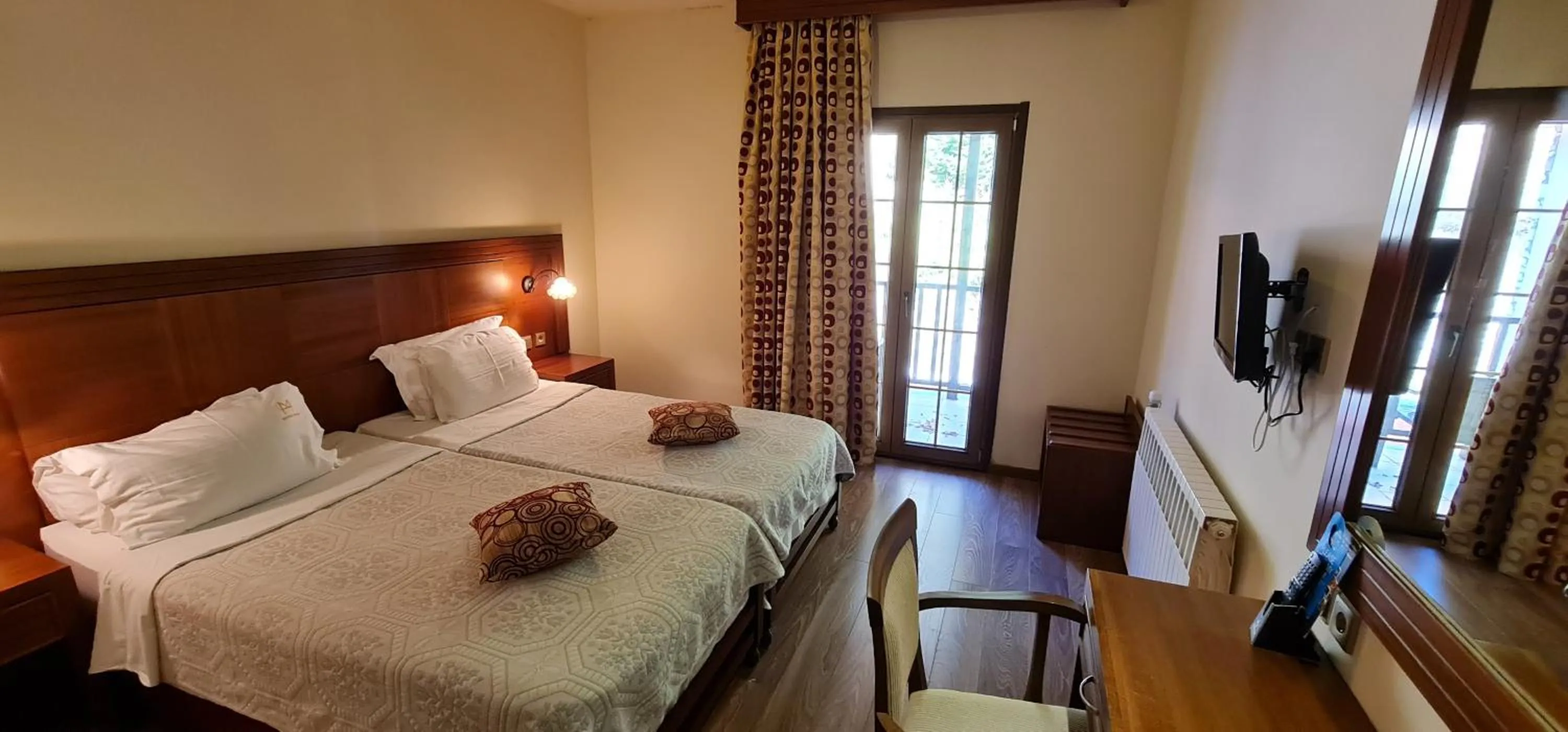 Bedroom, Bed in Manthos Mountain Resort & Spa