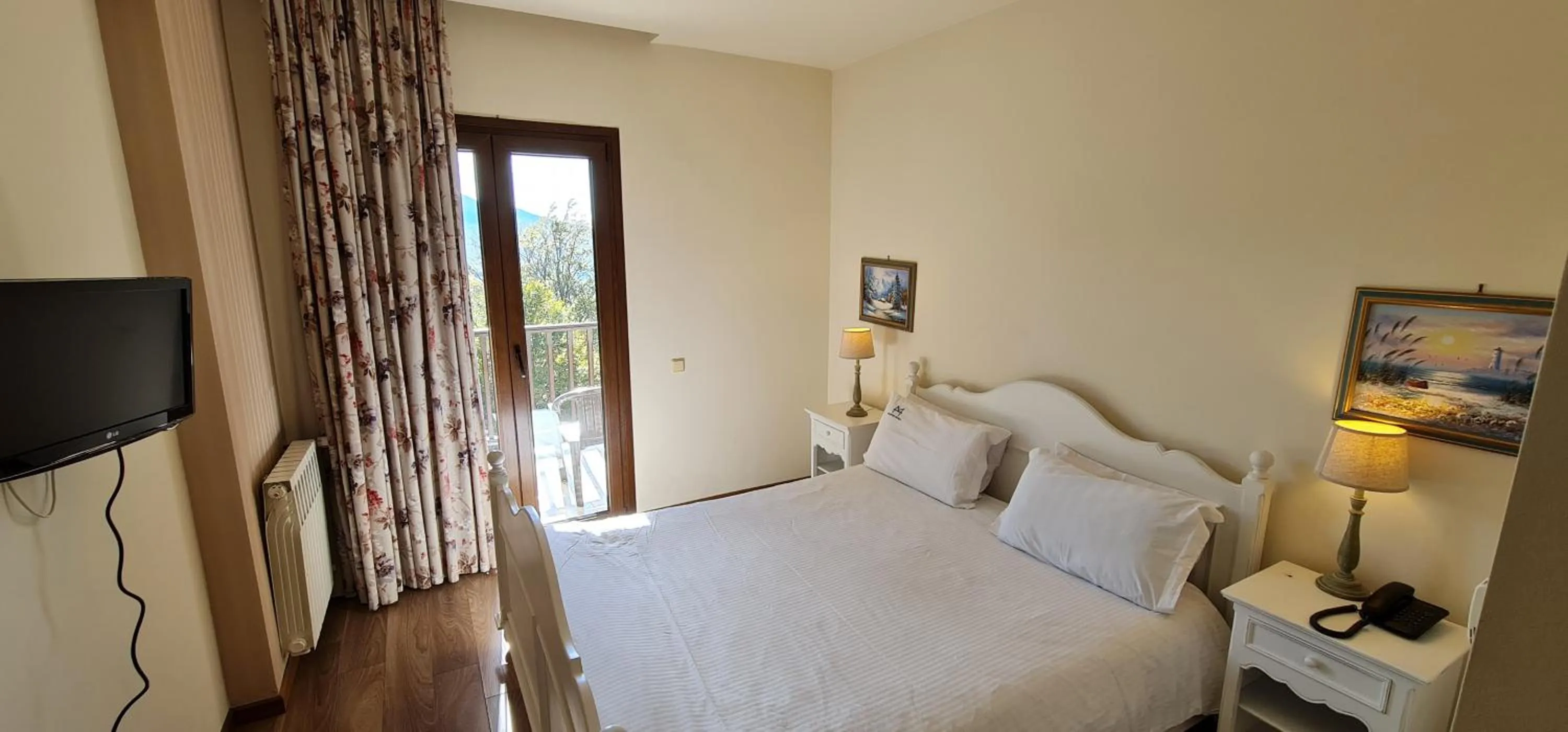 Bedroom, Bed in Manthos Mountain Resort & Spa