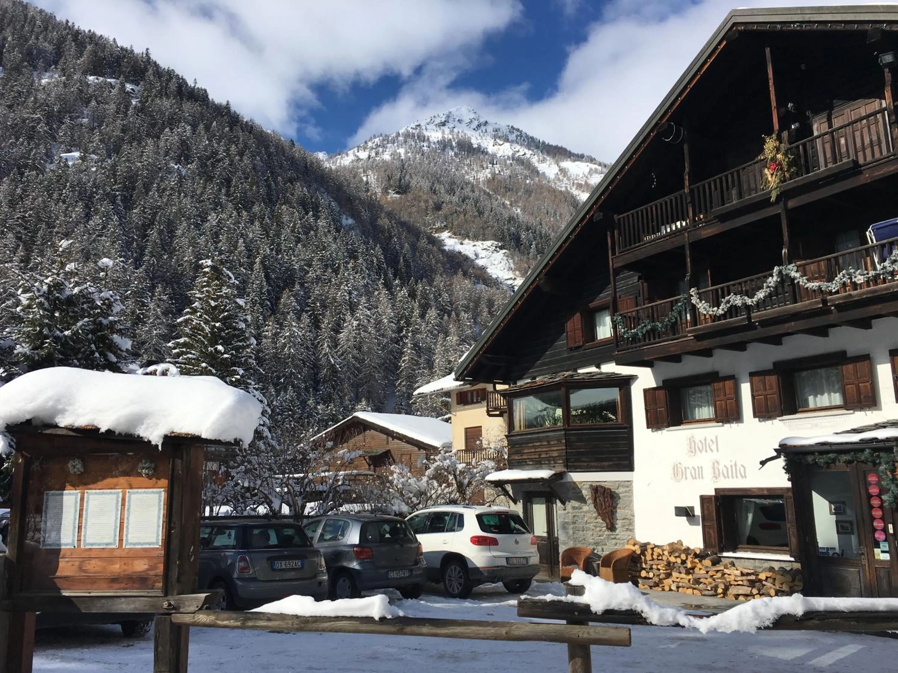 Facade/entrance in Hotel Gran Baita