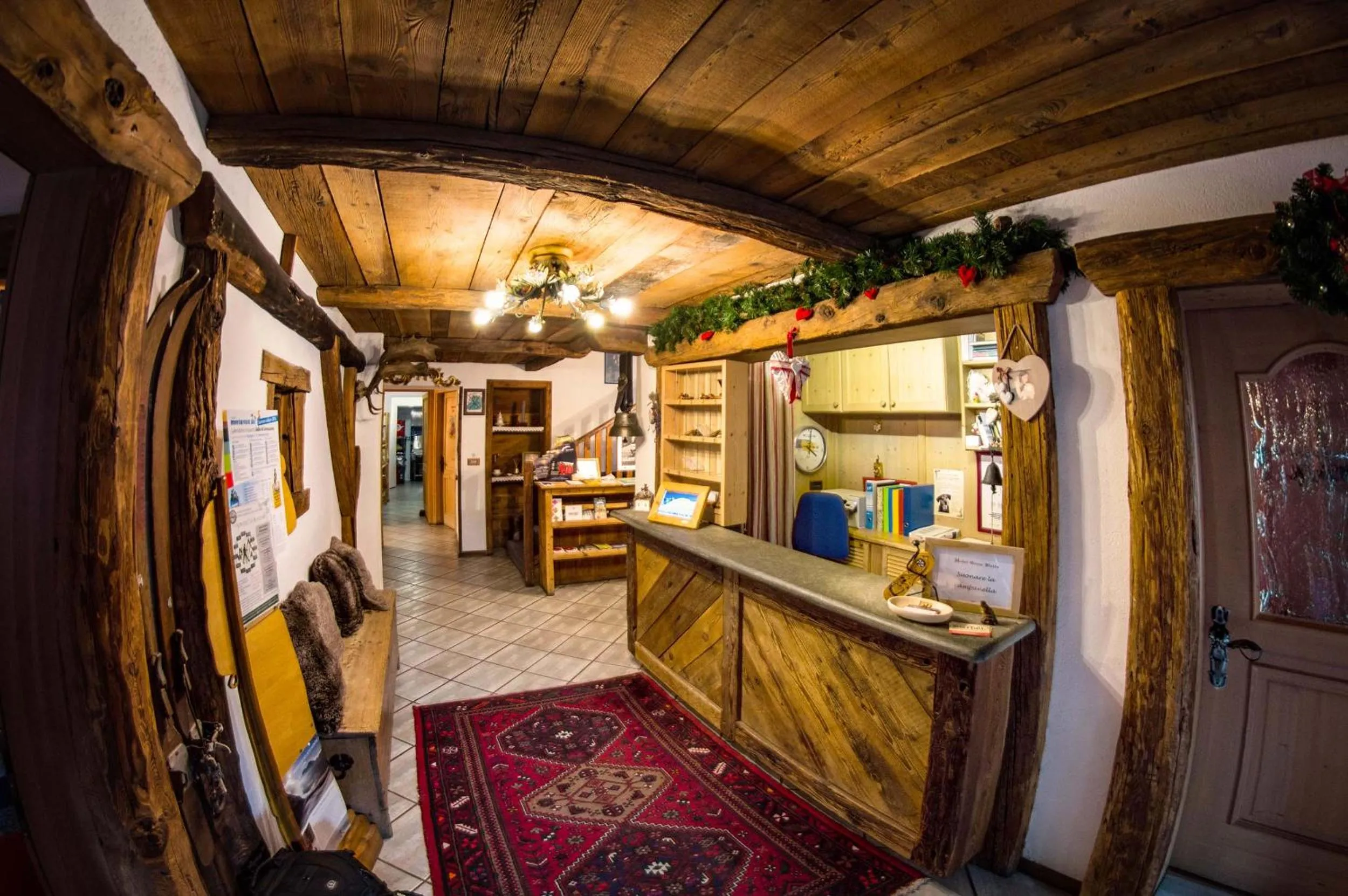 Lobby or reception in Hotel Gran Baita