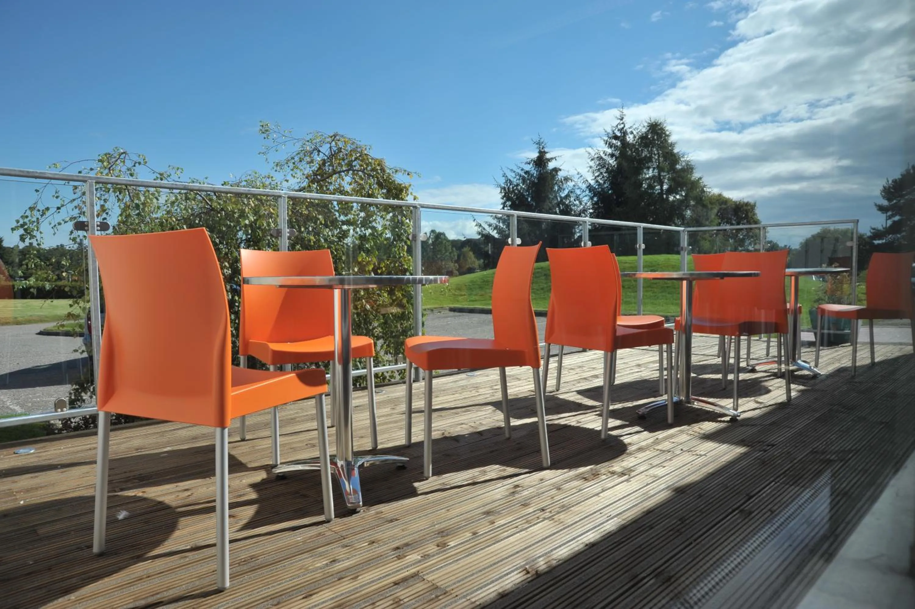 Patio in Eight Acres Hotel