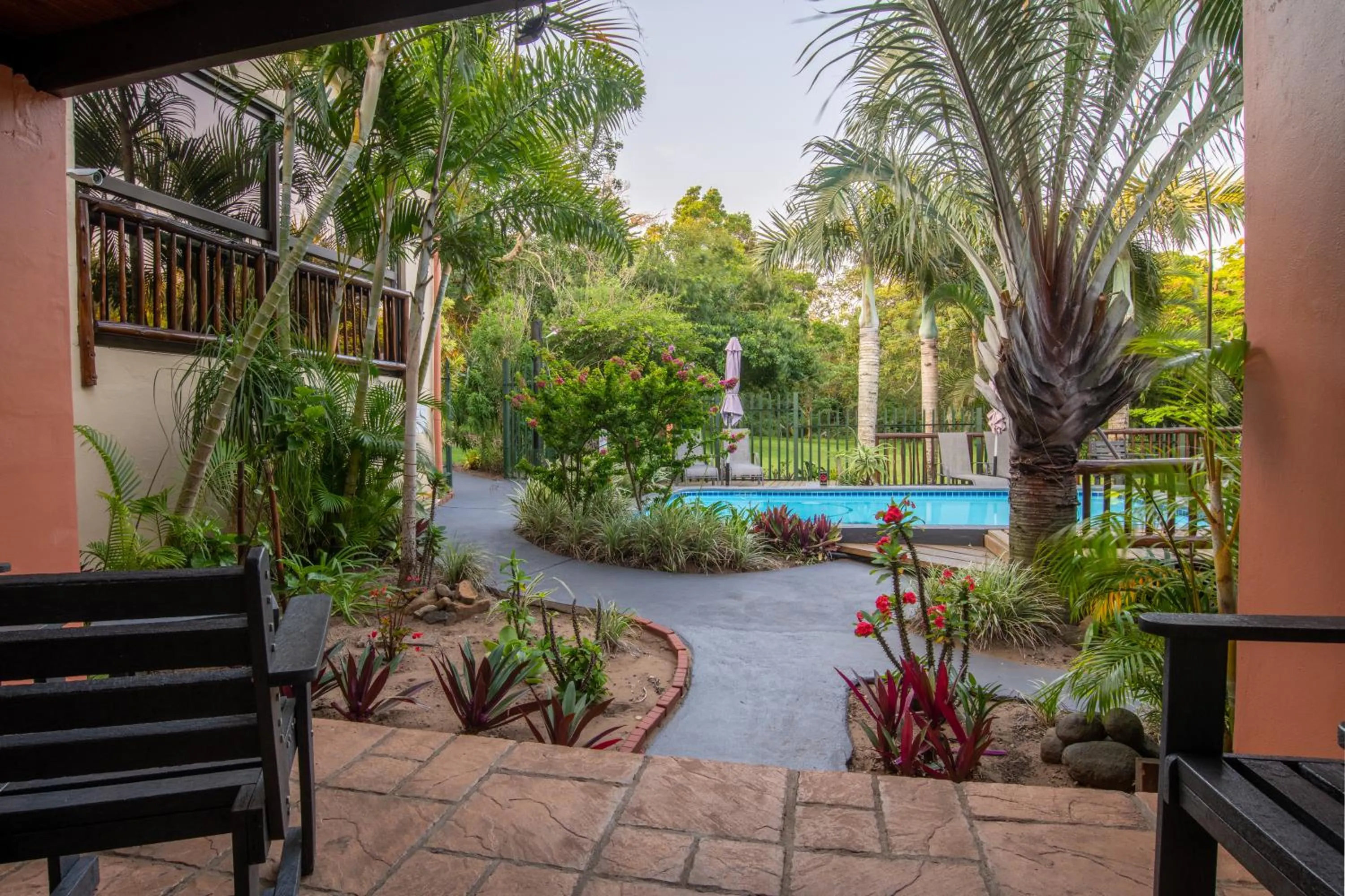 Garden in Elephant Coast Guesthouse