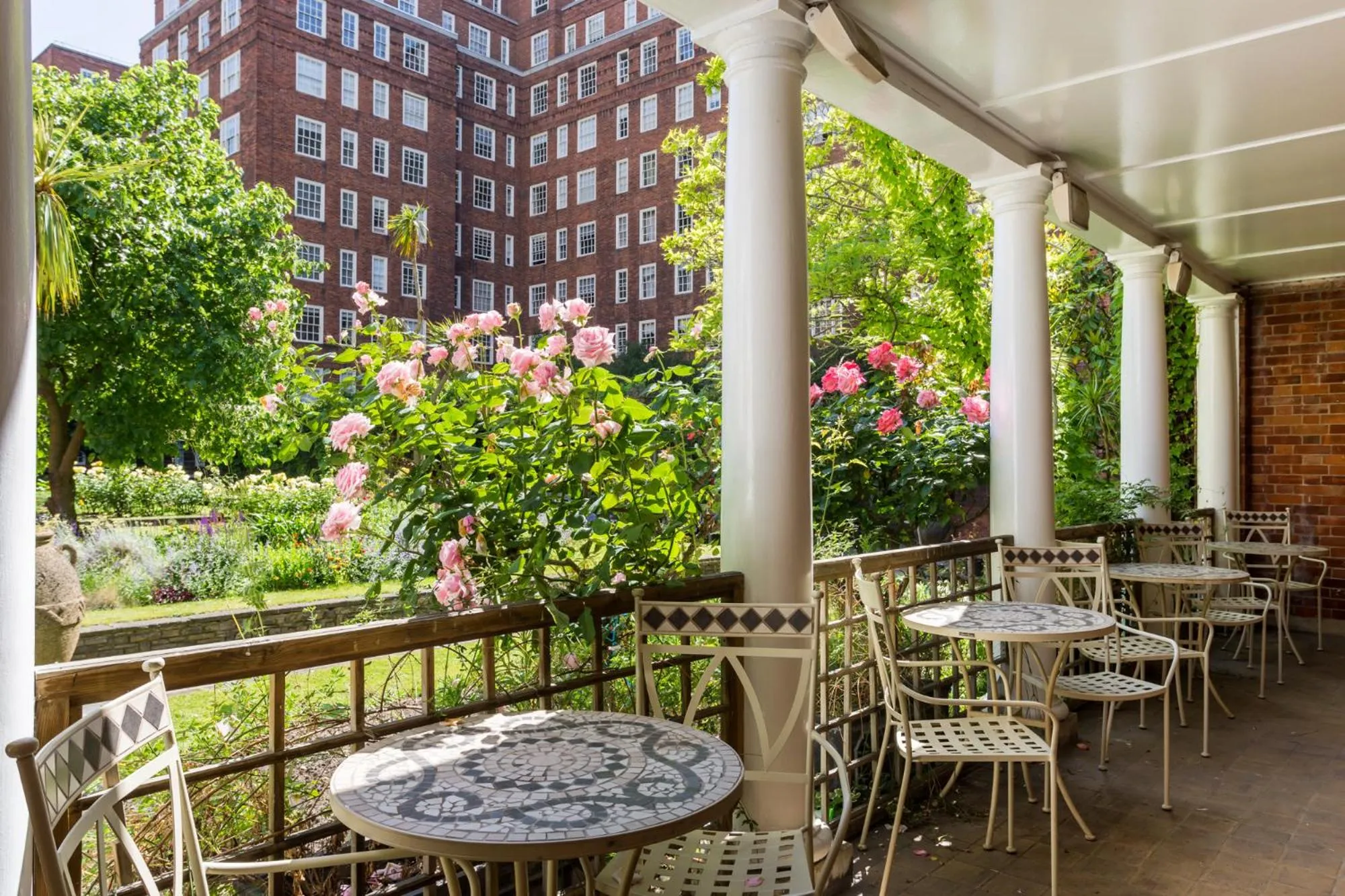 Patio in Dolphin House Serviced Apartments