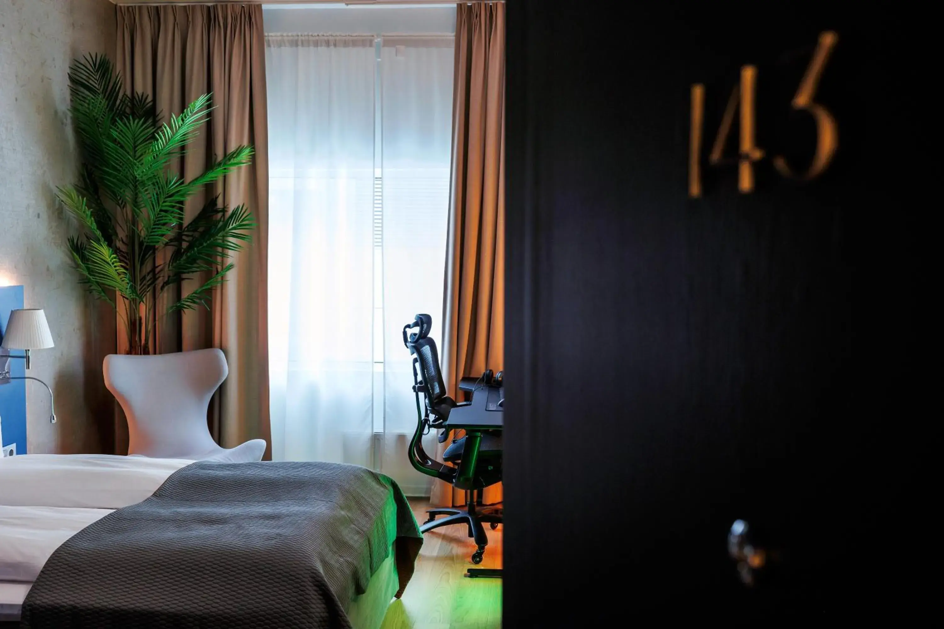 Bed in Quality Hotel Expo Bed in Quality Hotel Expo