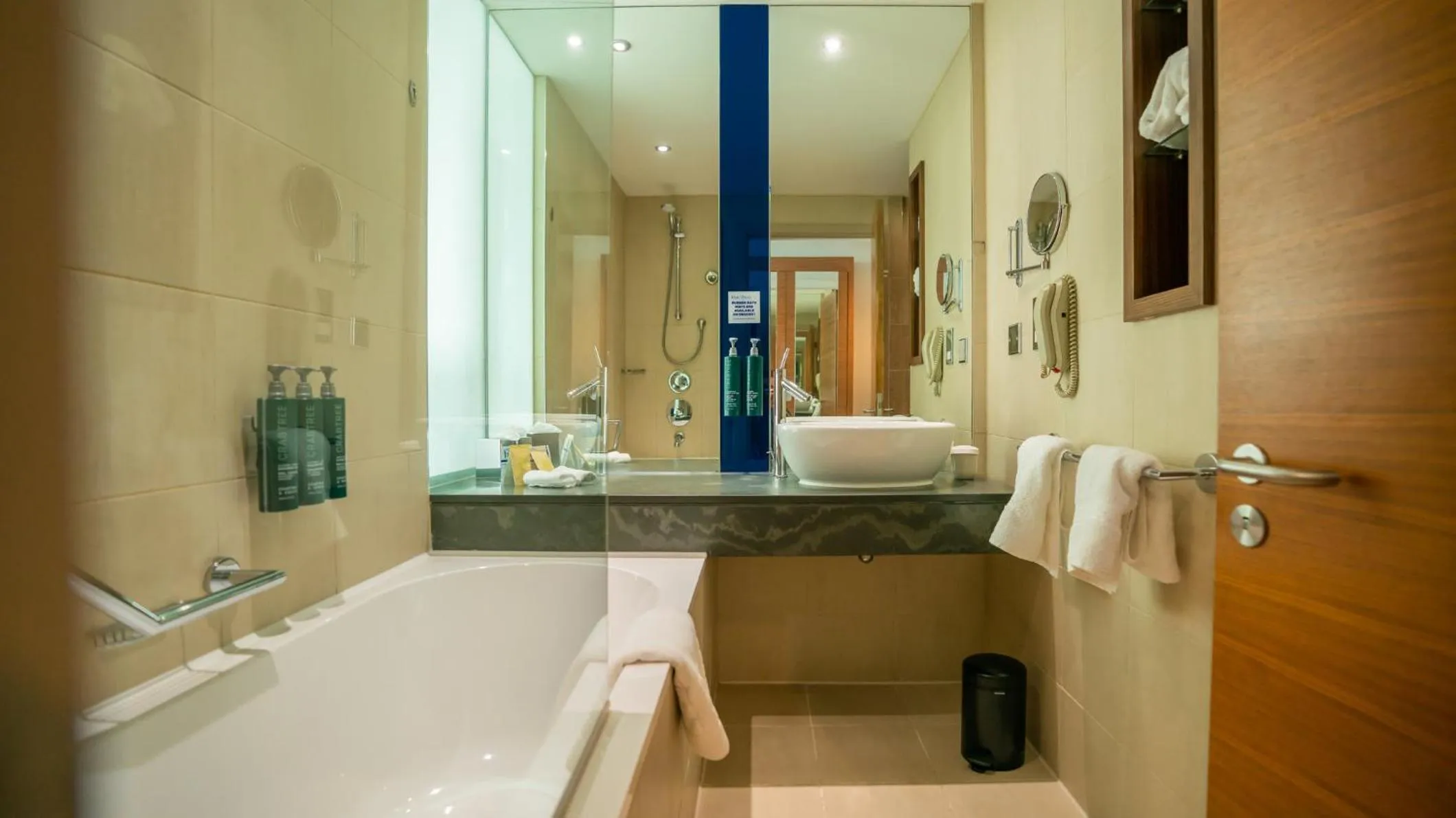 Bathroom in The Manchester Deansgate Hotel, by IHG