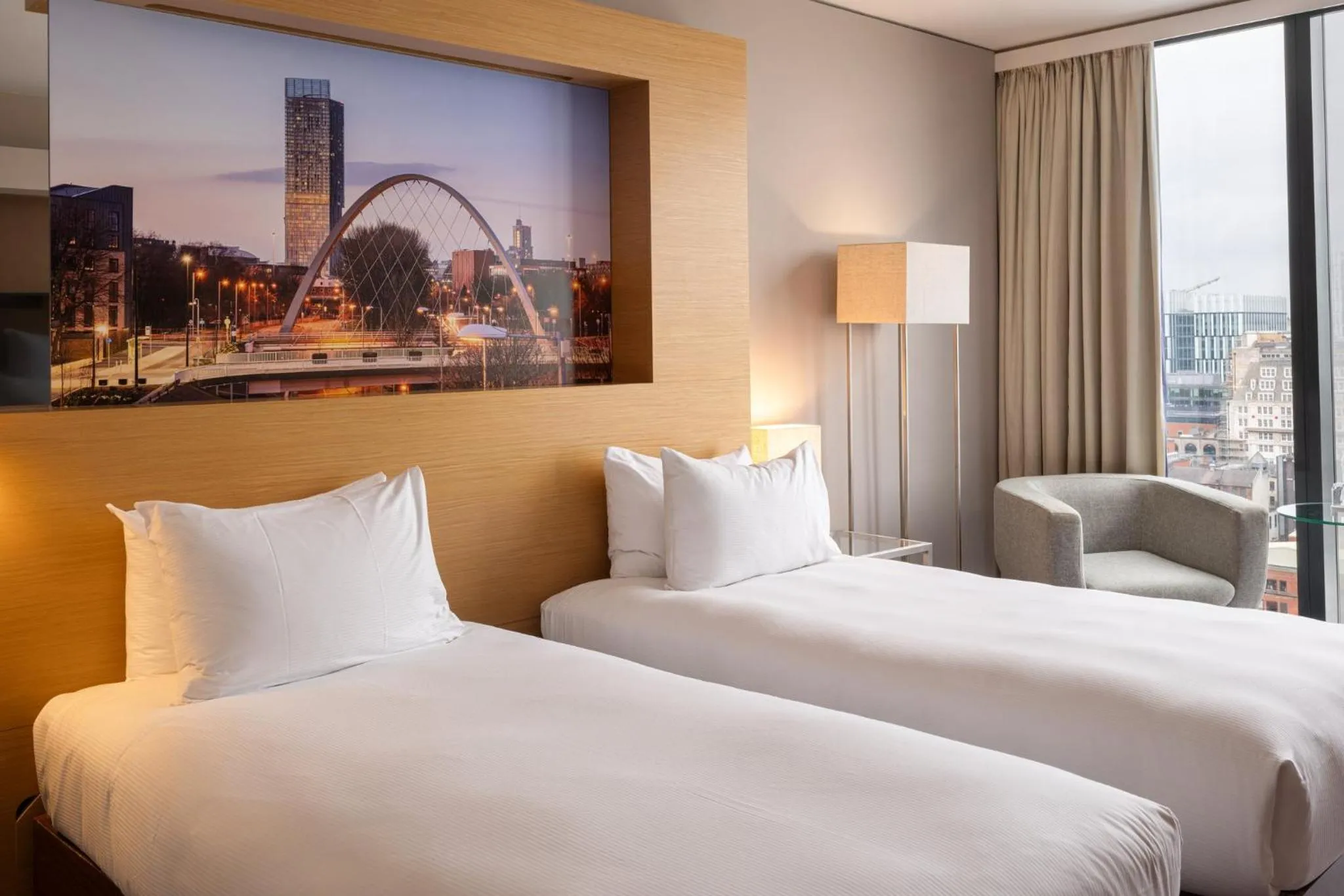Photo of the whole room, Bed in The Manchester Deansgate Hotel, by IHG
